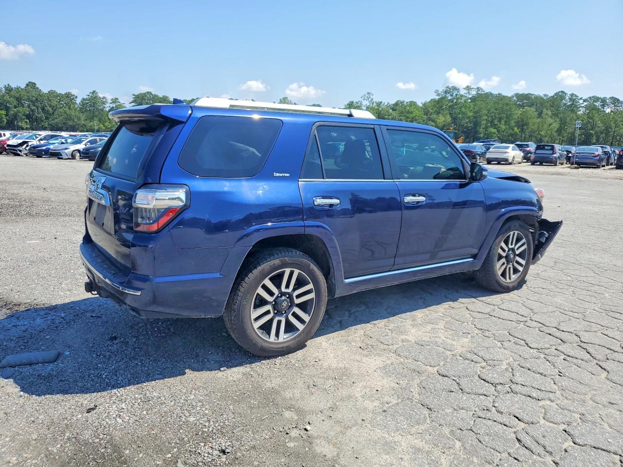 2018 Toyota 4runner Limited Blue vin: JTEZU5JR5J5170862