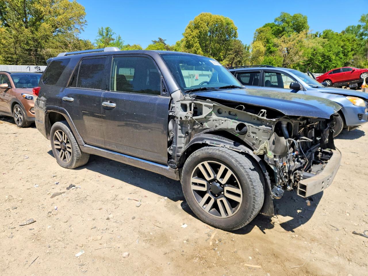 2013 Toyota 4runner Sr5 Gray vin: JTEZU5JR6D5055188