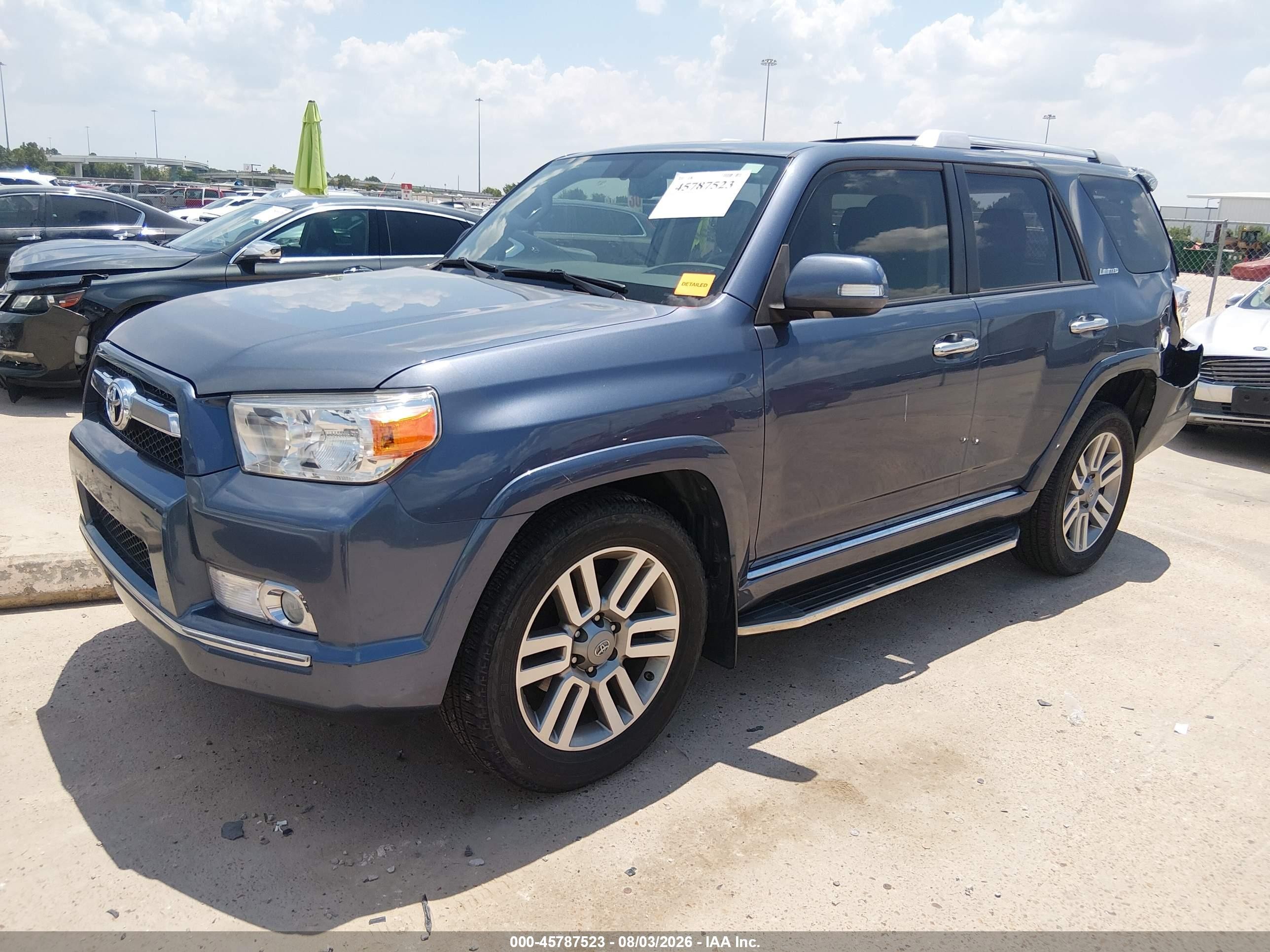 2013 Toyota 4runner Limited Gray vin: JTEZU5JR6D5062870