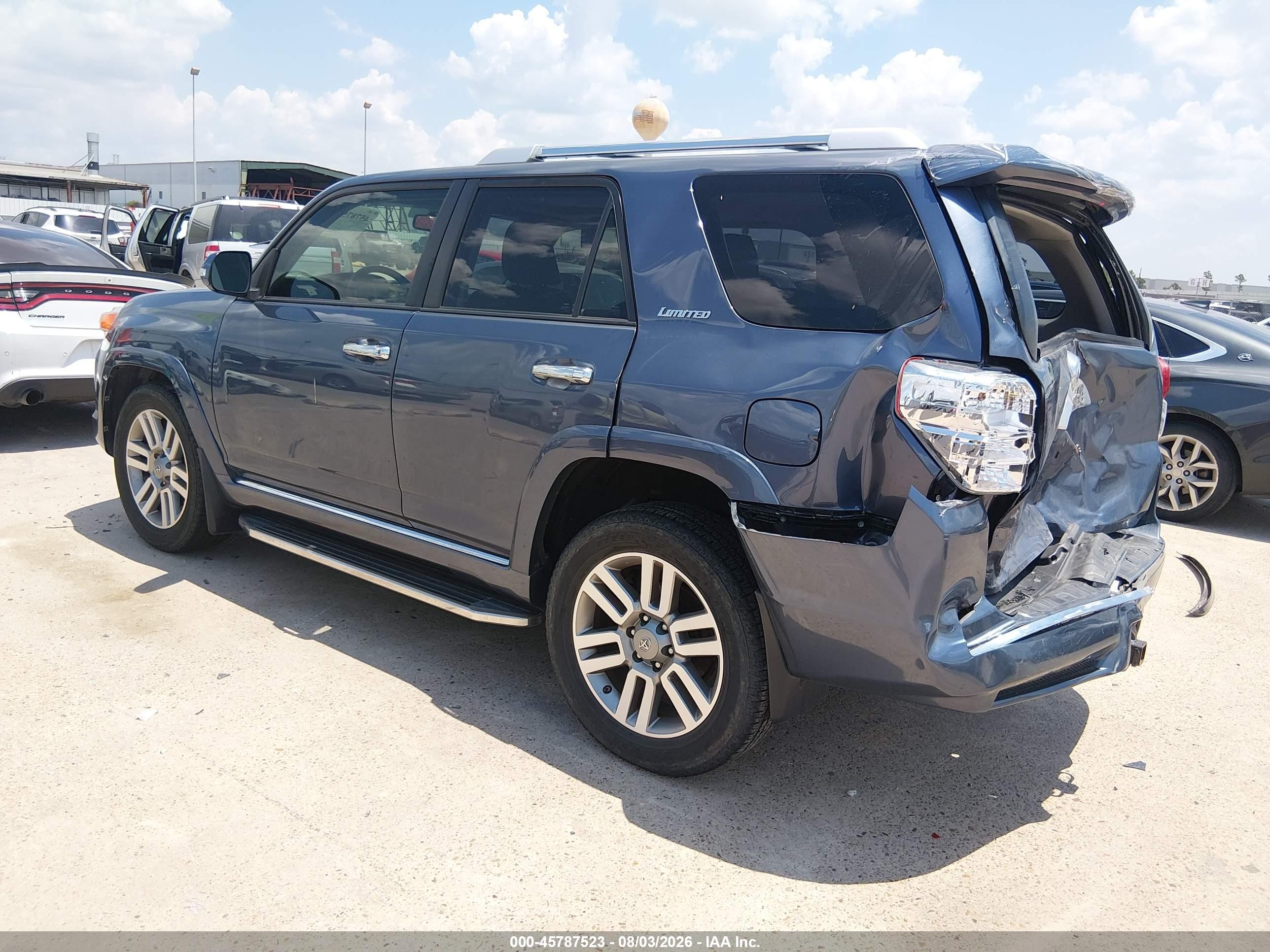 2013 Toyota 4runner Limited Gray vin: JTEZU5JR6D5062870