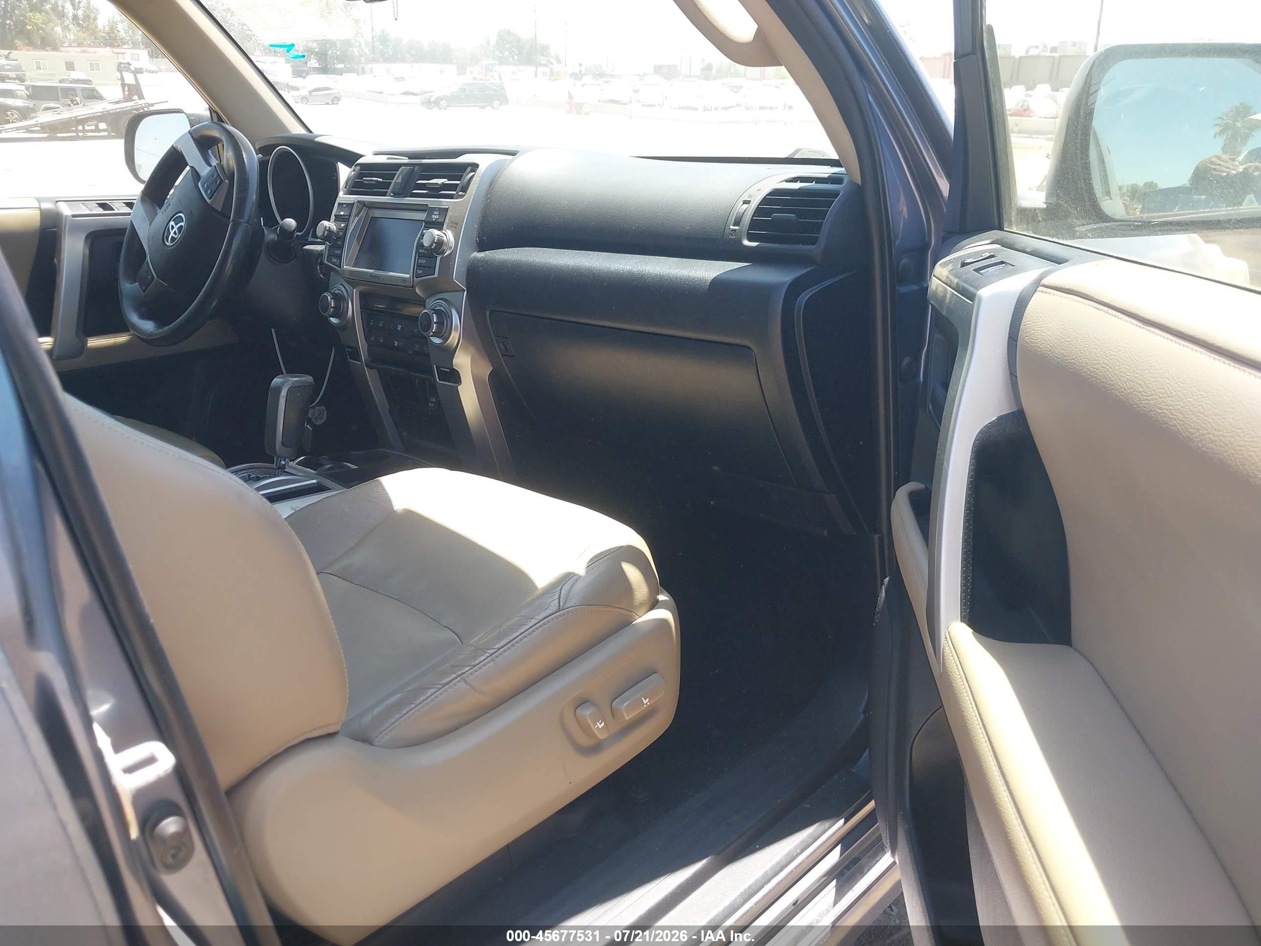 2013 Toyota 4runner Limited Синий vin: JTEZU5JR6D5064361