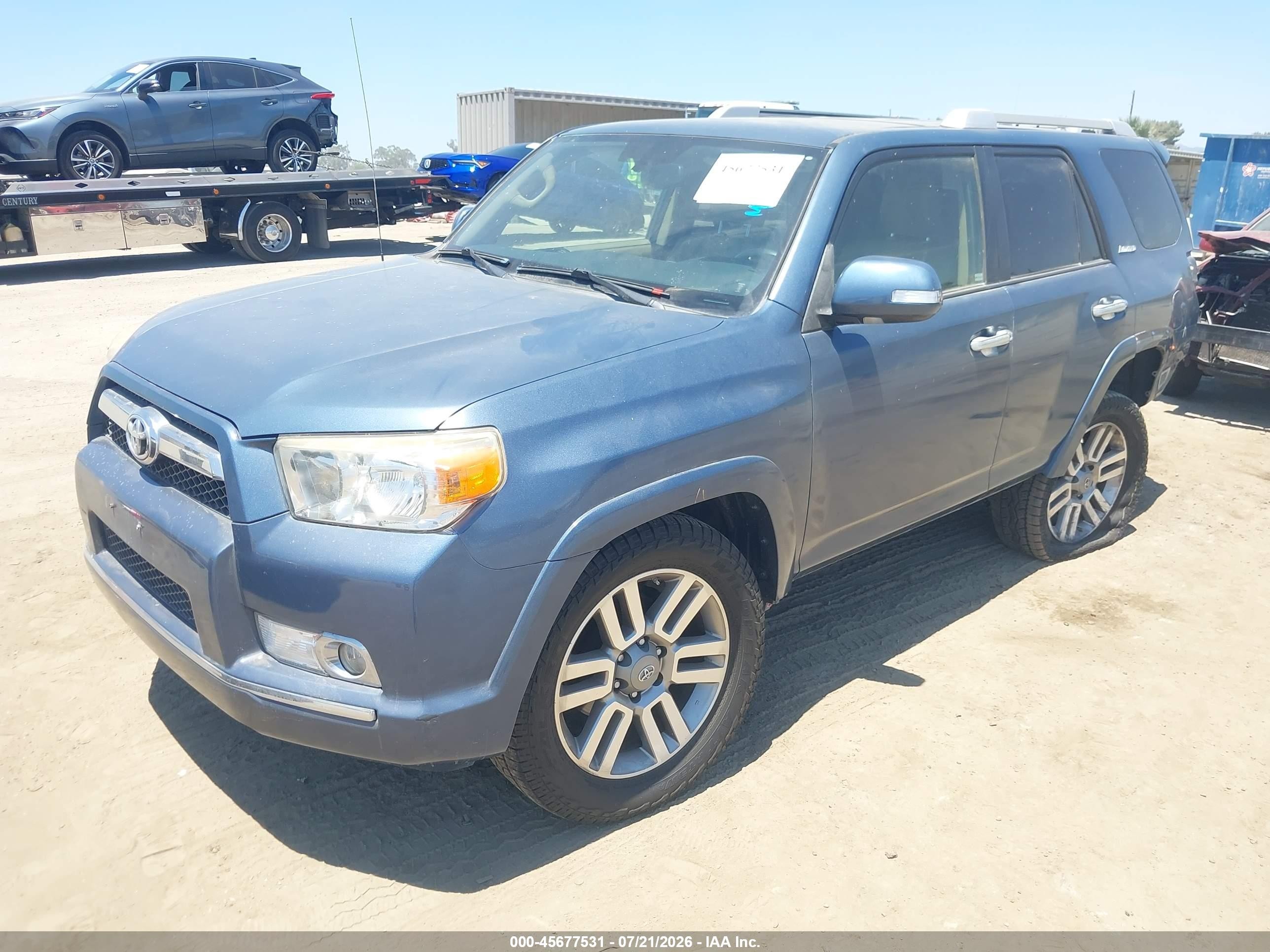 2013 Toyota 4runner Limited Синий vin: JTEZU5JR6D5064361