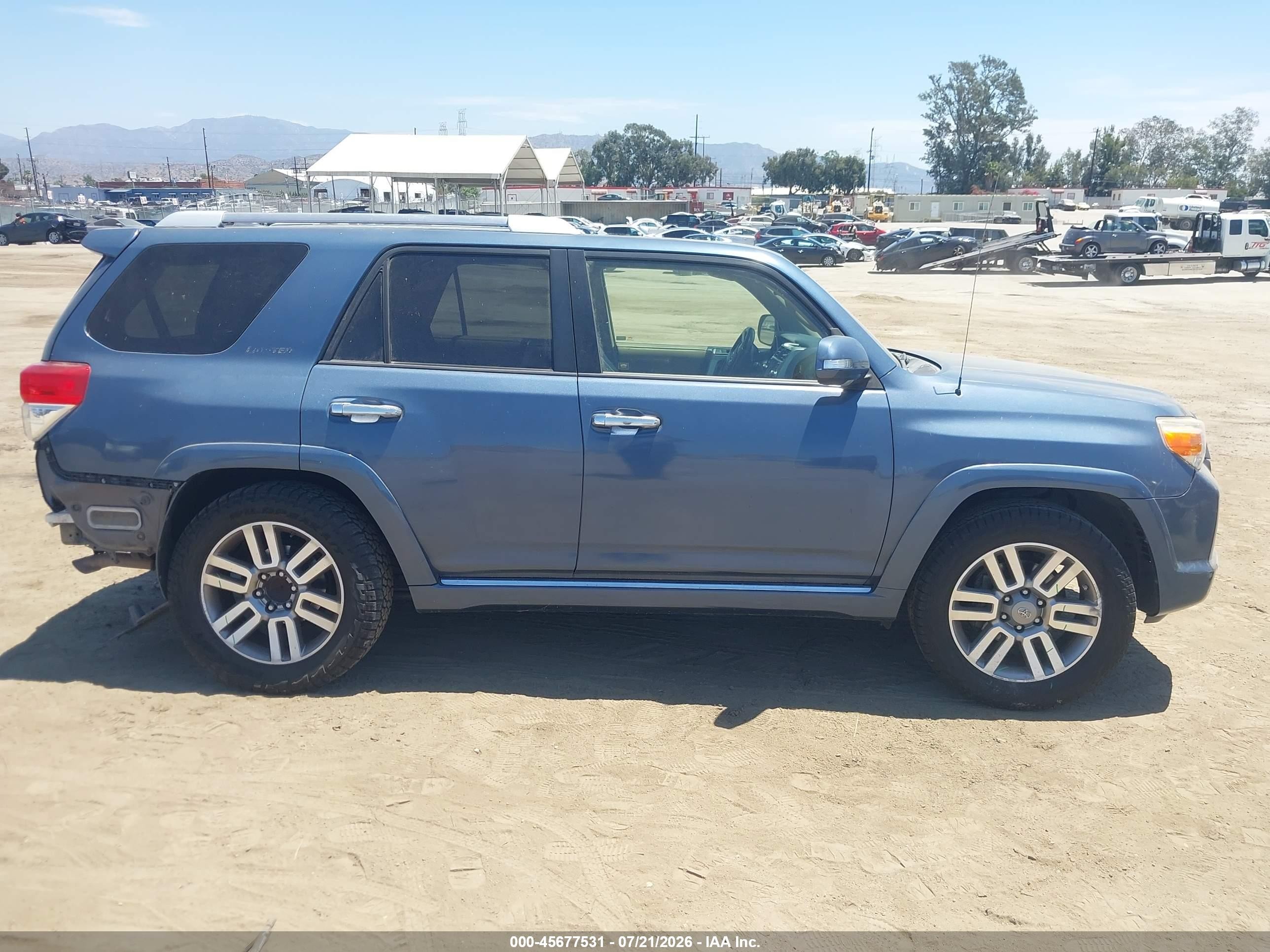 2013 Toyota 4runner Limited Синий vin: JTEZU5JR6D5064361