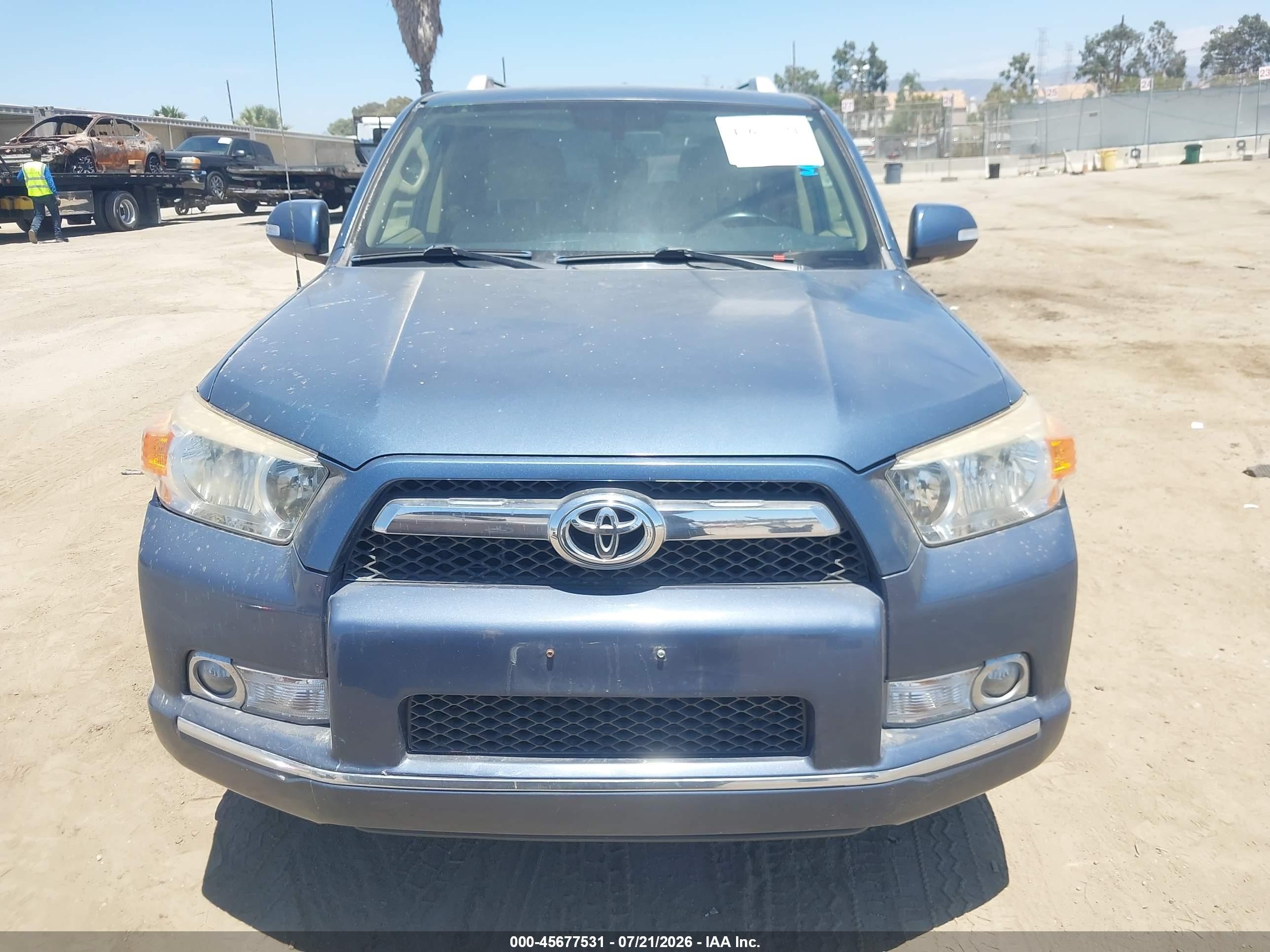 2013 Toyota 4runner Limited Синий vin: JTEZU5JR6D5064361