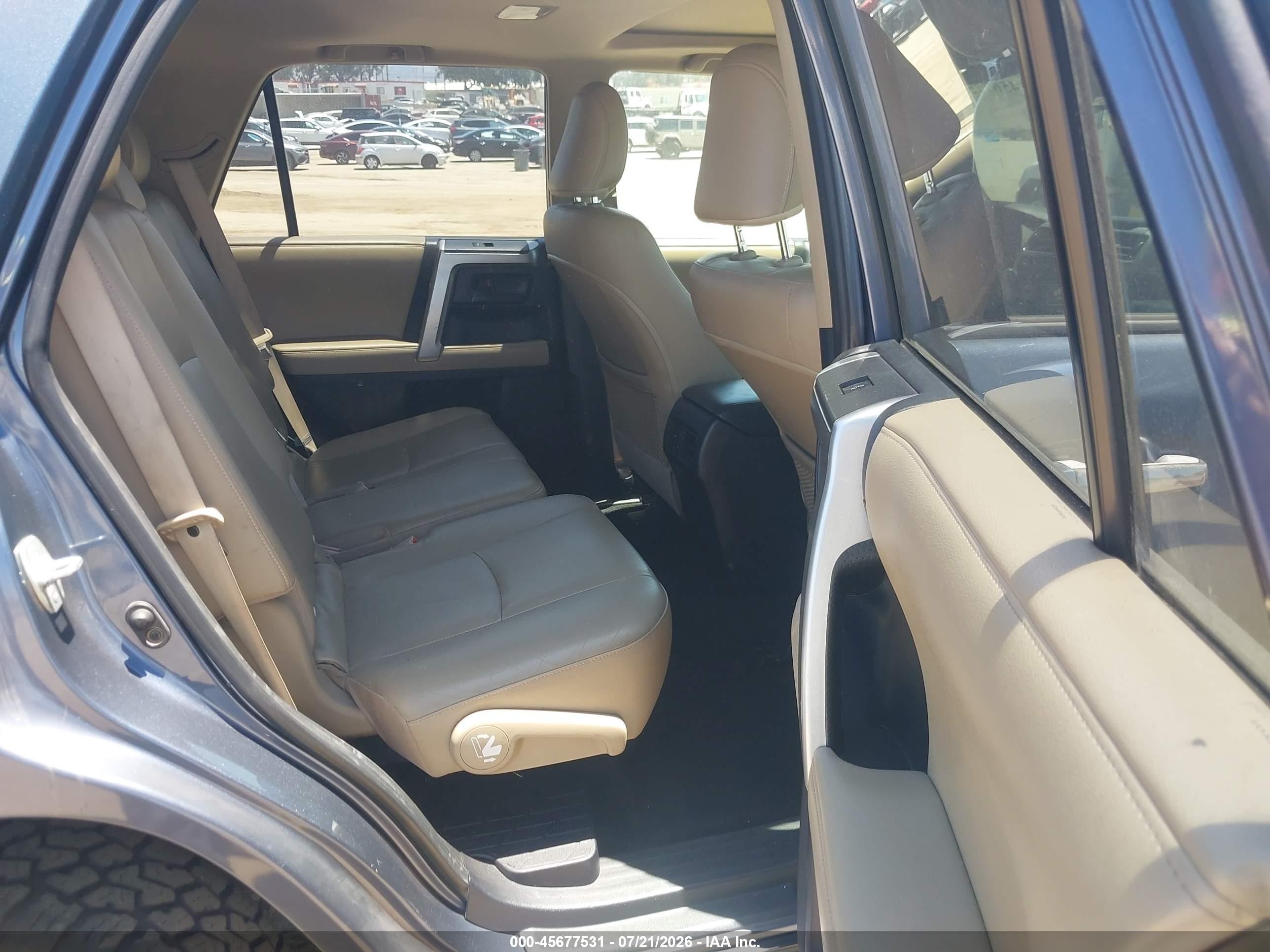 2013 Toyota 4runner Limited Синий vin: JTEZU5JR6D5064361