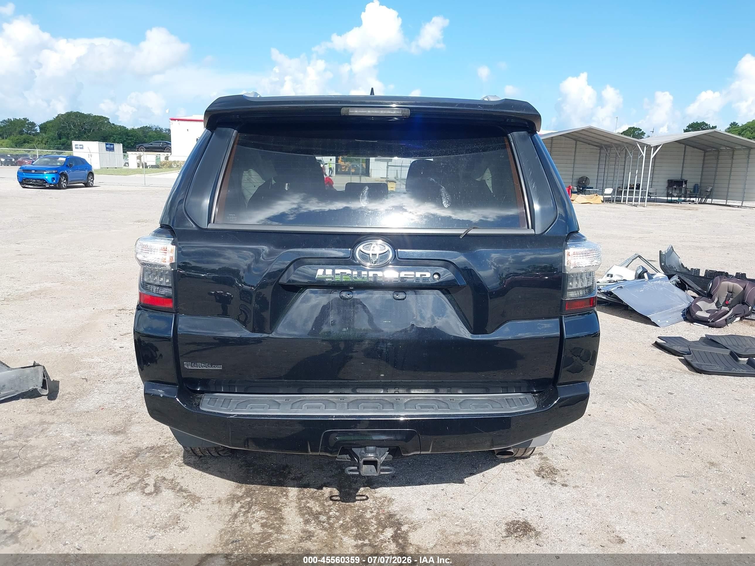 2015 Toyota 4runner Sr5 Black vin: JTEZU5JR6F5088713