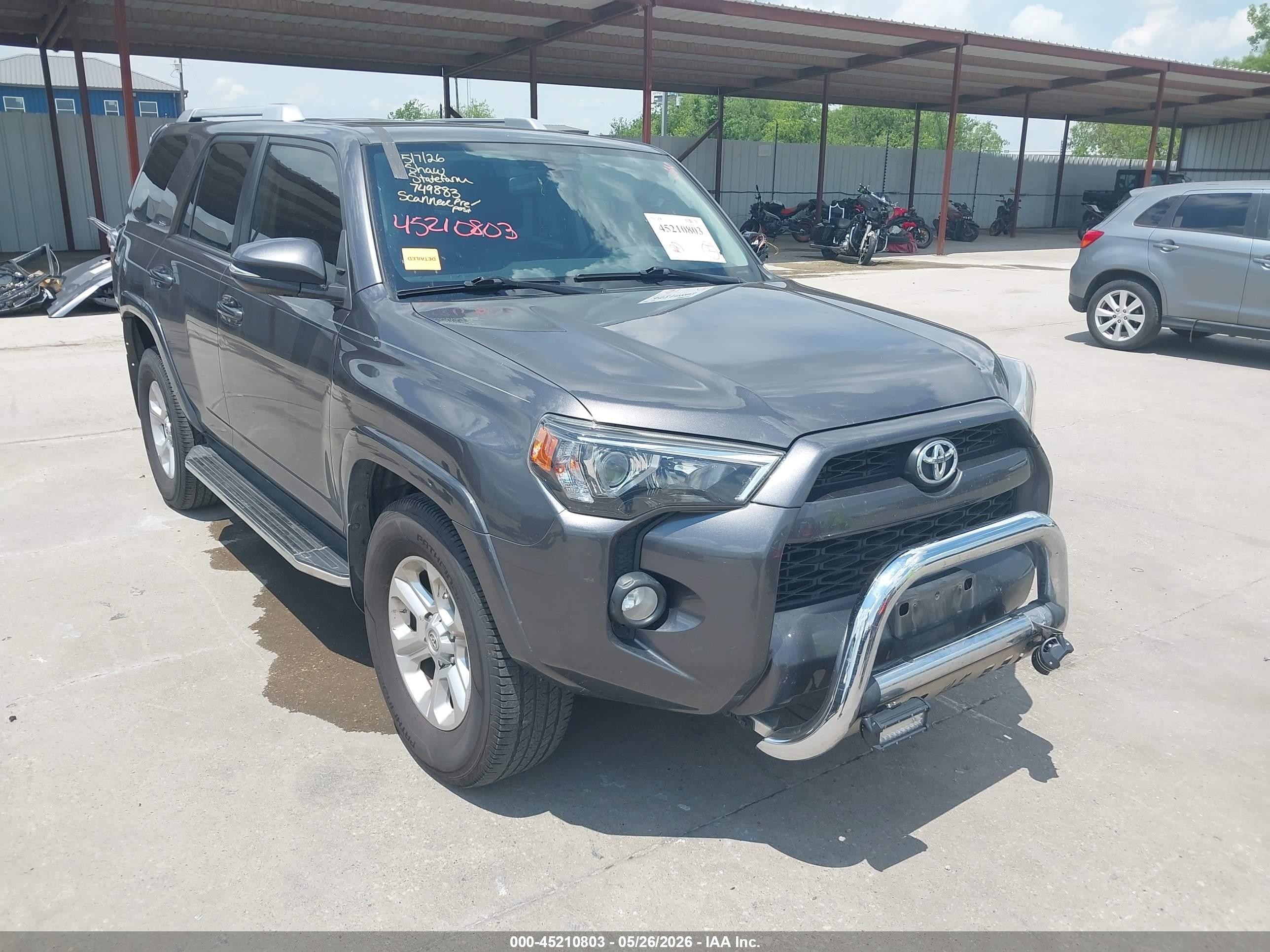 2015 Toyota 4runner Sr5 Premium Gray vin: JTEZU5JR6F5091577