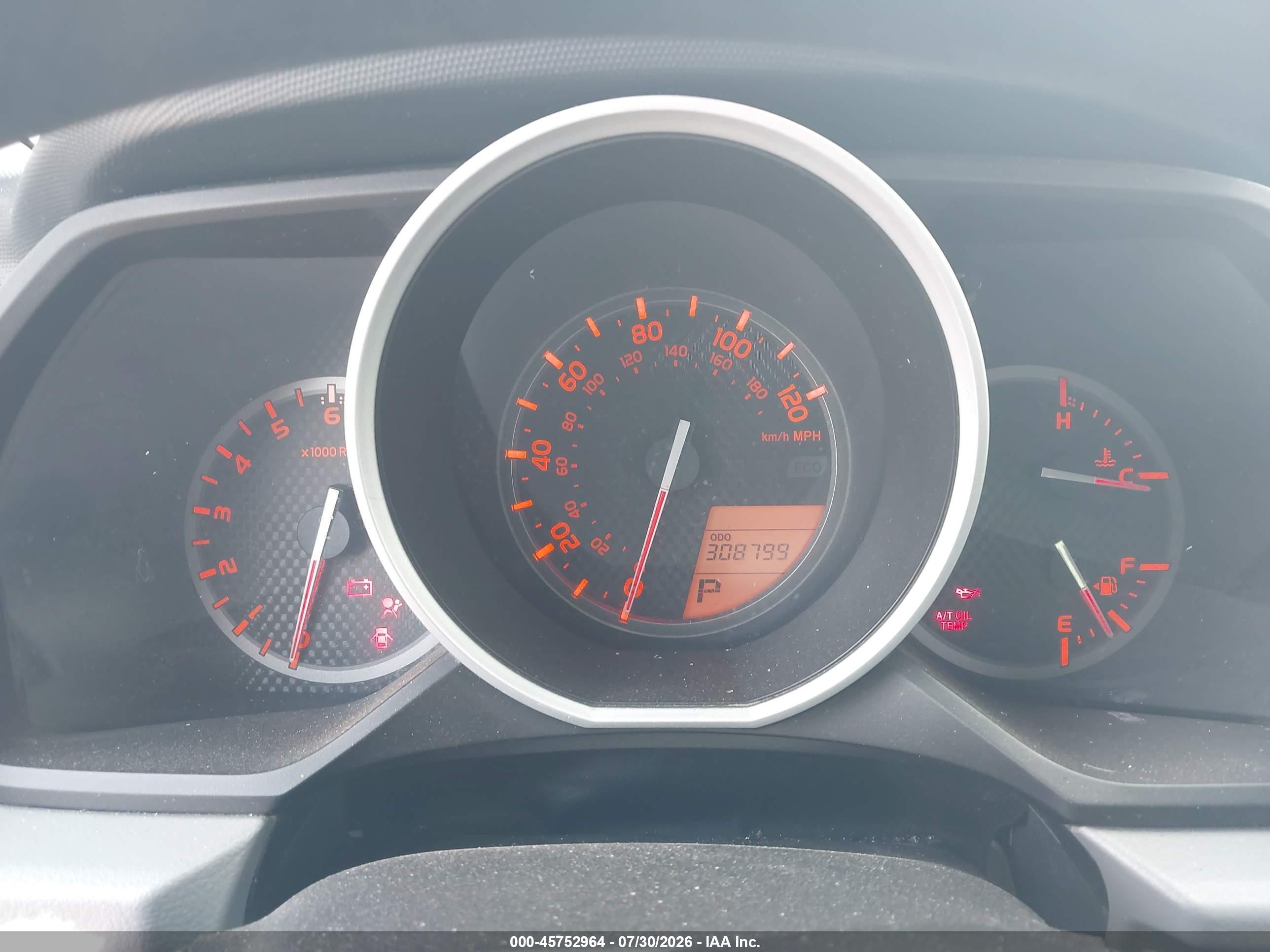 2011 Toyota 4runner Sr5 V6 Серый vin: JTEZU5JR7B5027476