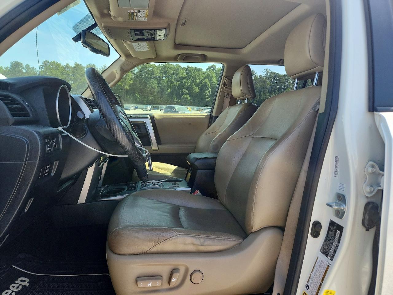 2013 Toyota 4runner Limited White vin: JTEZU5JR7D5048394