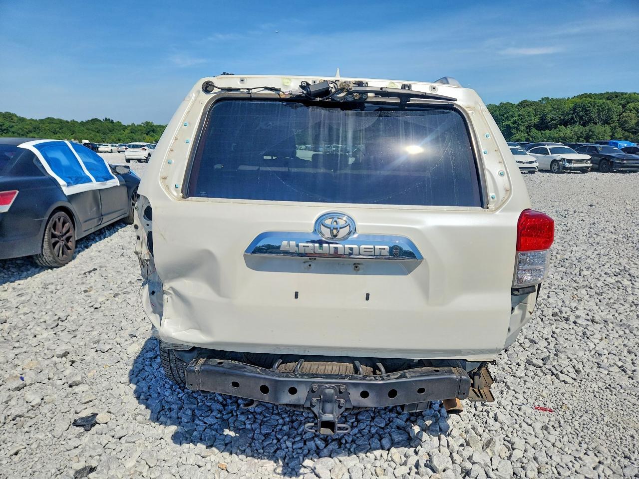 2013 Toyota 4runner Limited White vin: JTEZU5JR7D5048394