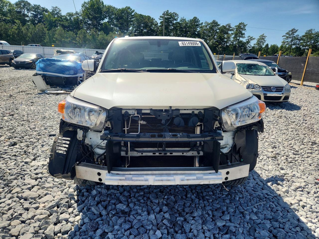 2013 Toyota 4runner Limited White vin: JTEZU5JR7D5048394