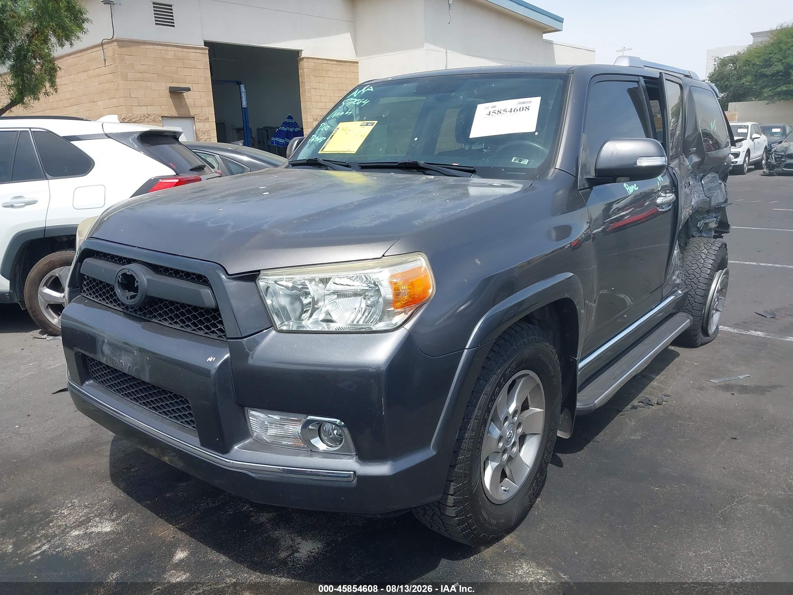 2013 Toyota 4runner Sr5 Серый vin: JTEZU5JR7D5049660