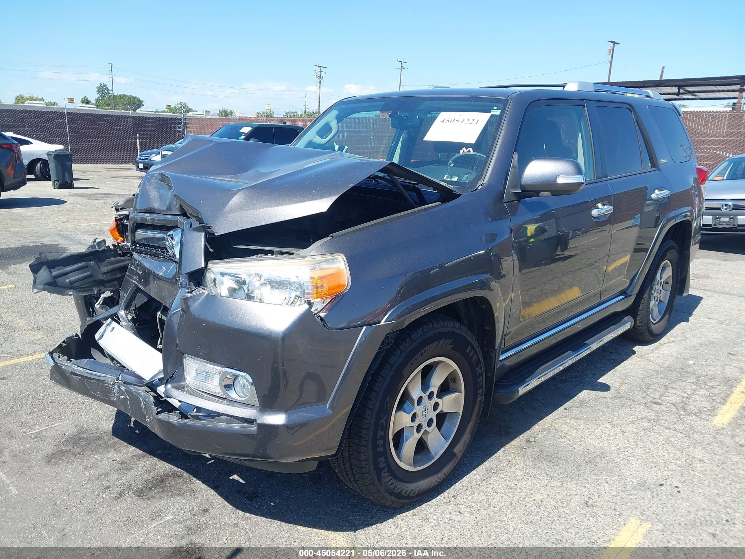 2013 Toyota 4runner Sr5 Gray vin: JTEZU5JR7D5055314