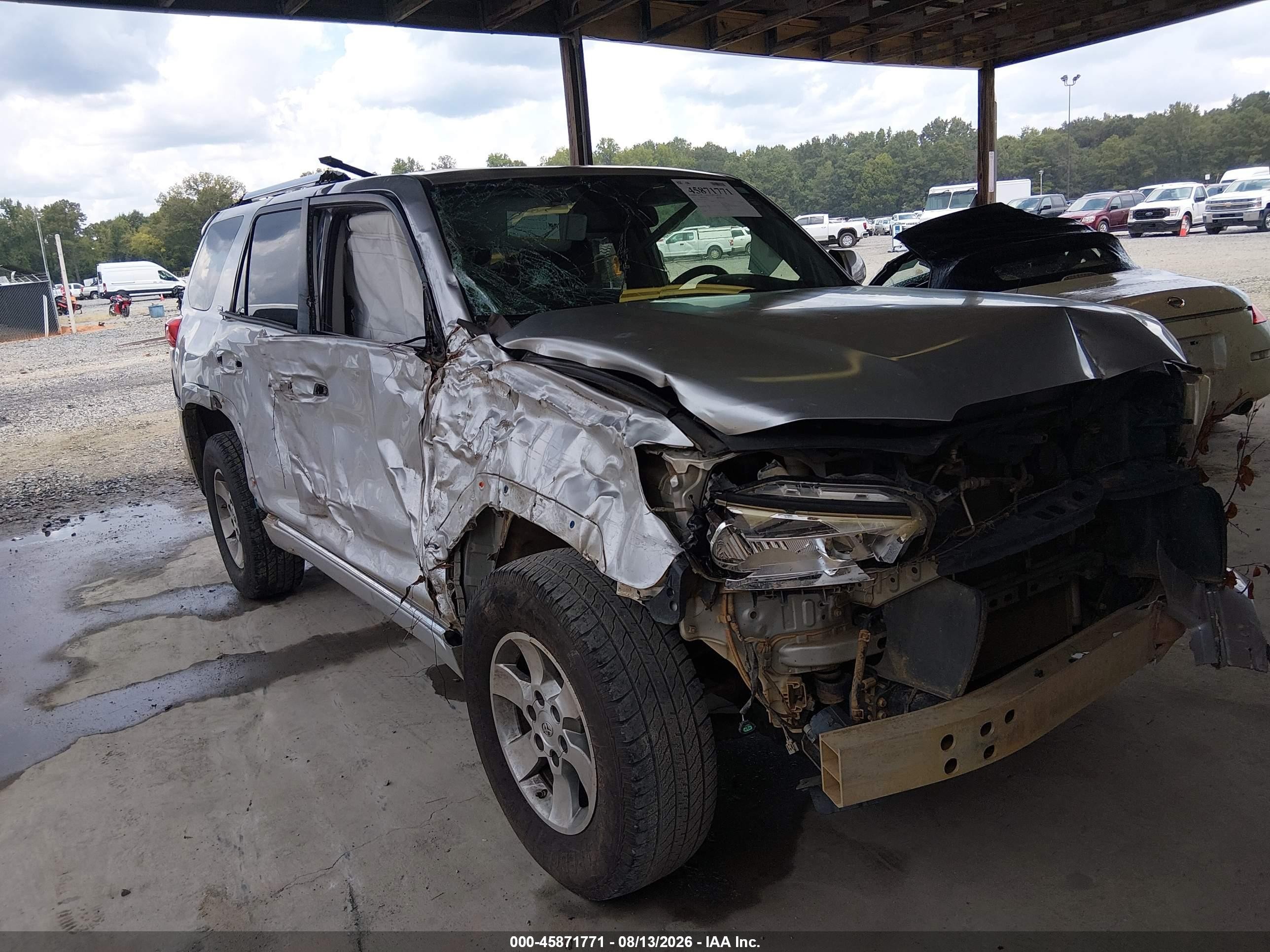 2013 Toyota 4runner Sr5 Gray vin: JTEZU5JR7D5062327