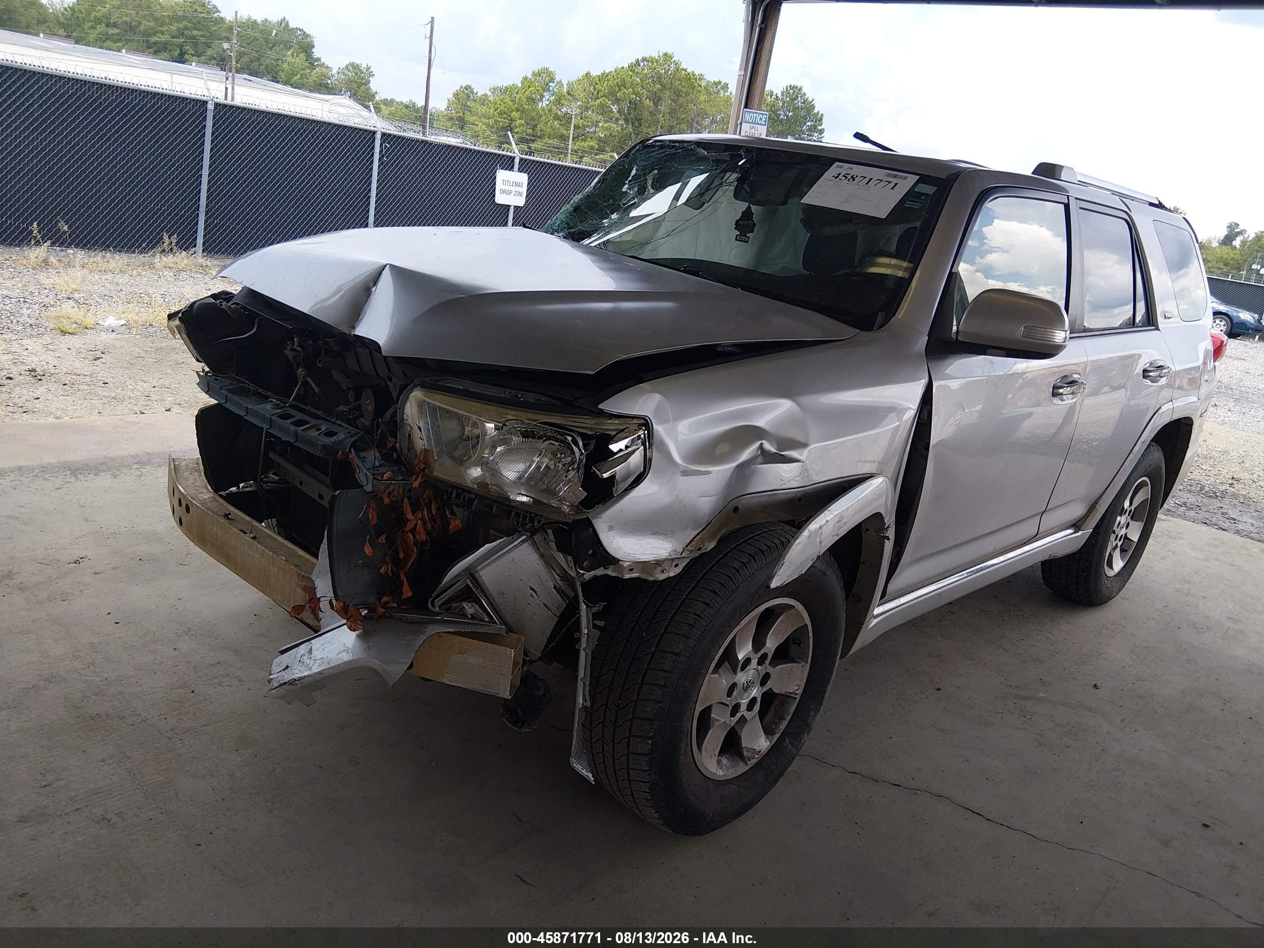 2013 Toyota 4runner Sr5 Gray vin: JTEZU5JR7D5062327