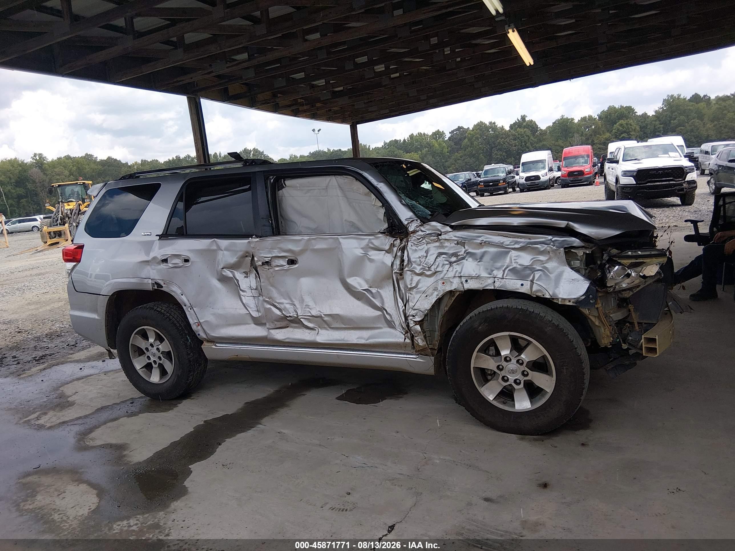 2013 Toyota 4runner Sr5 Gray vin: JTEZU5JR7D5062327