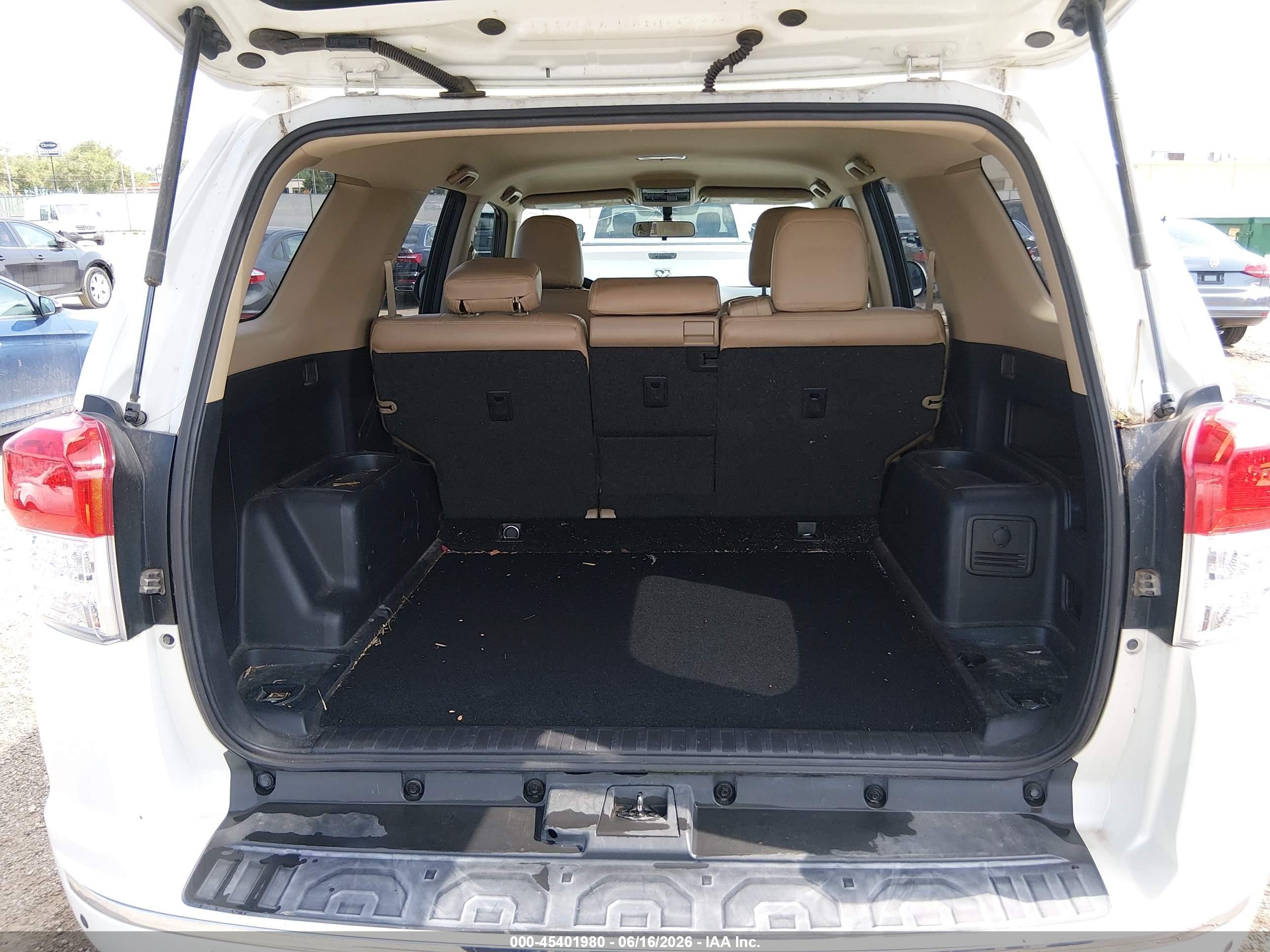 2013 Toyota 4runner Sr5 White vin: JTEZU5JR7D5063672