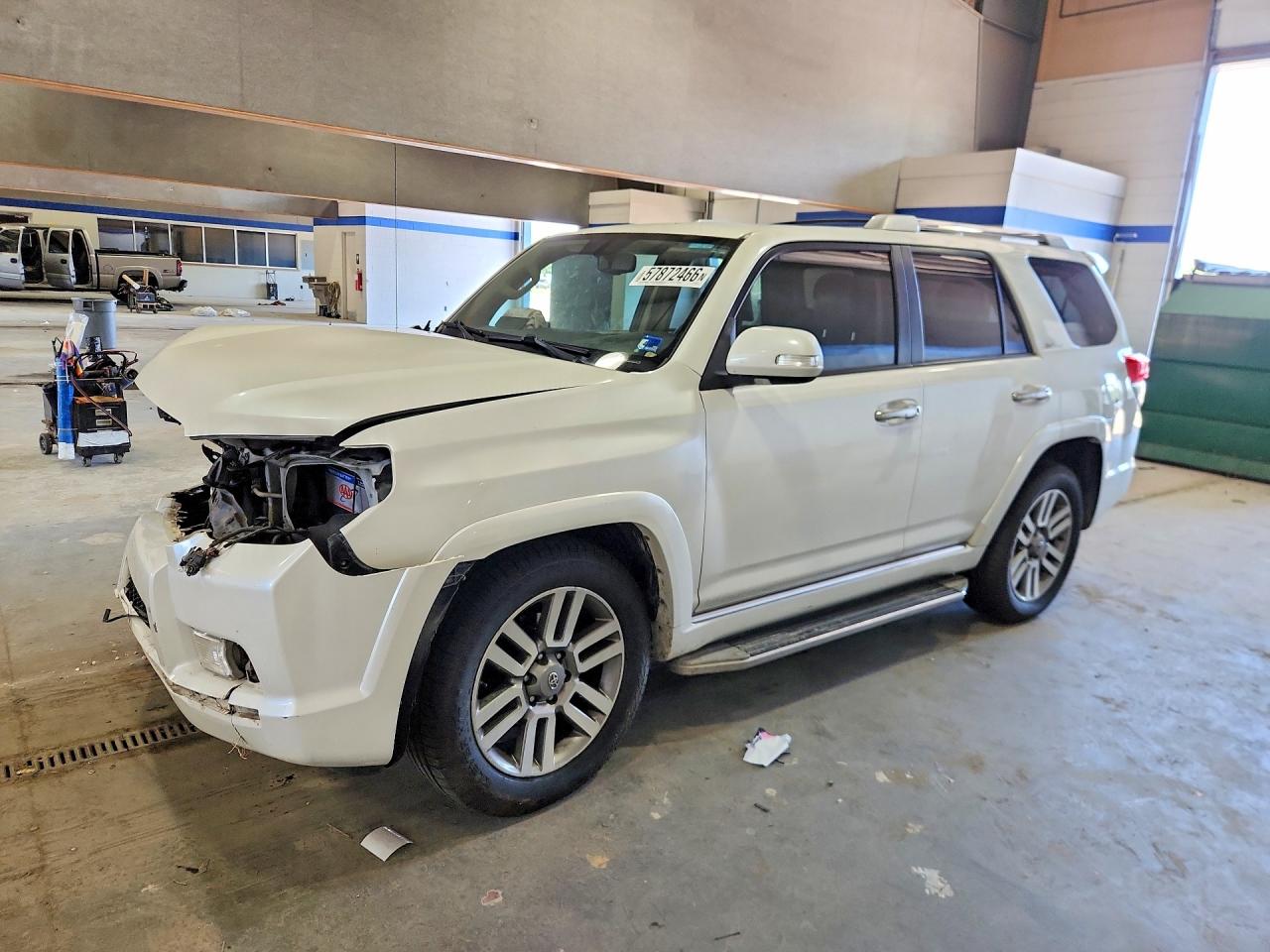 2013 Toyota 4runner Limited White vin: JTEZU5JR7D5064403