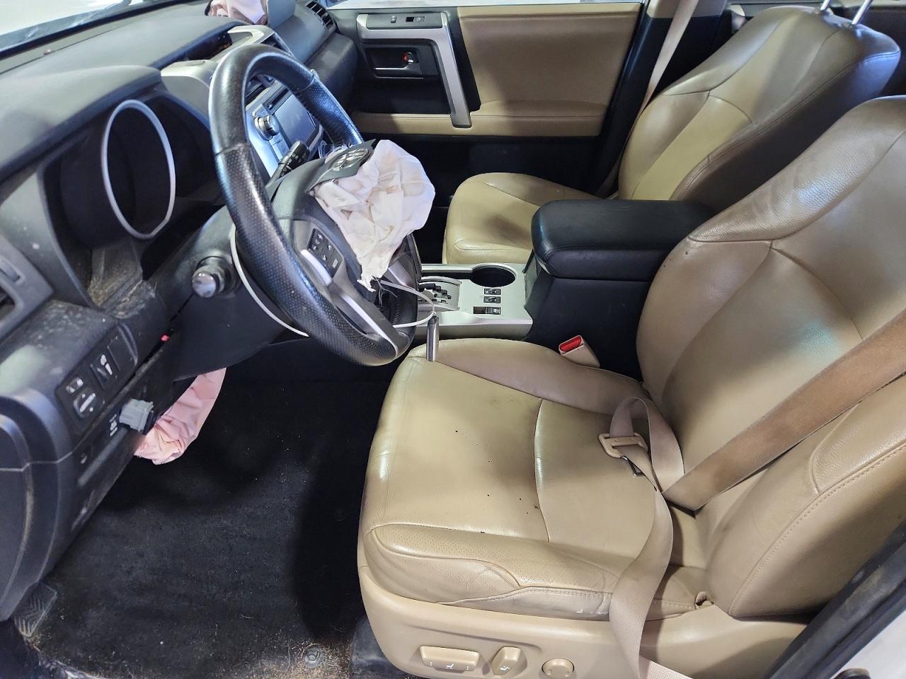 2013 Toyota 4runner Limited White vin: JTEZU5JR7D5064403