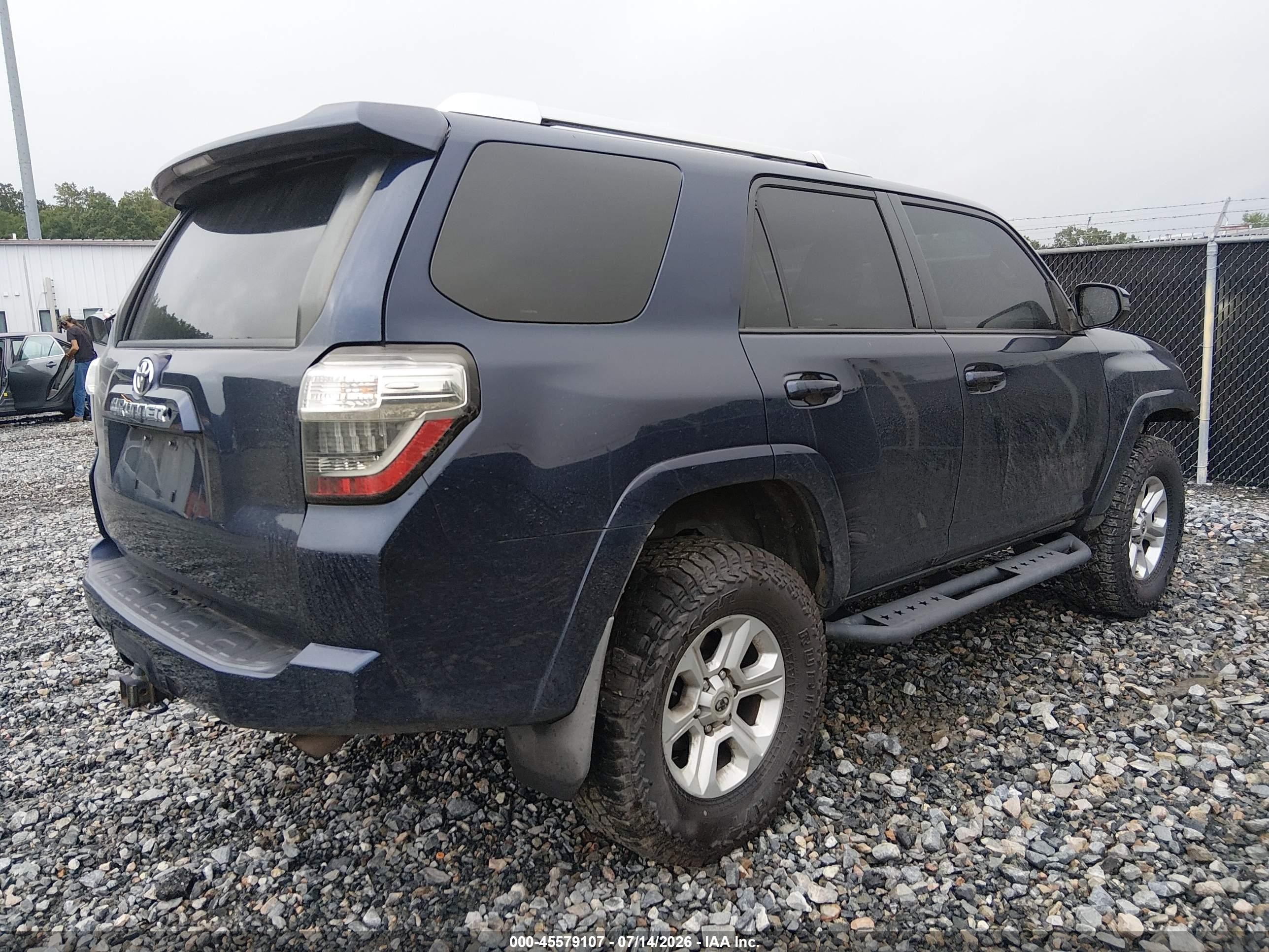 2014 Toyota 4runner Sr5 Синий vin: JTEZU5JR7E5074883