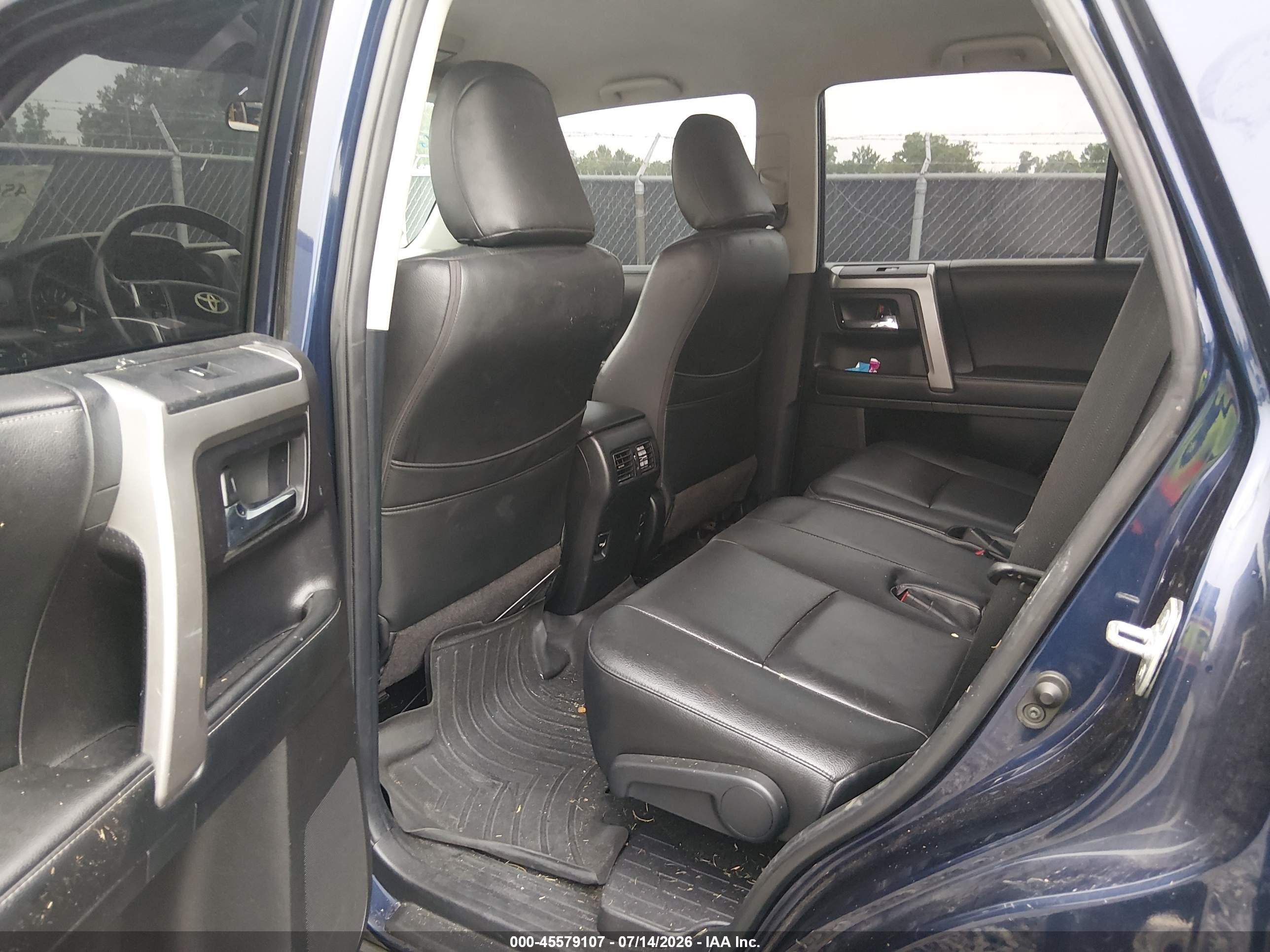 2014 Toyota 4runner Sr5 Синий vin: JTEZU5JR7E5074883