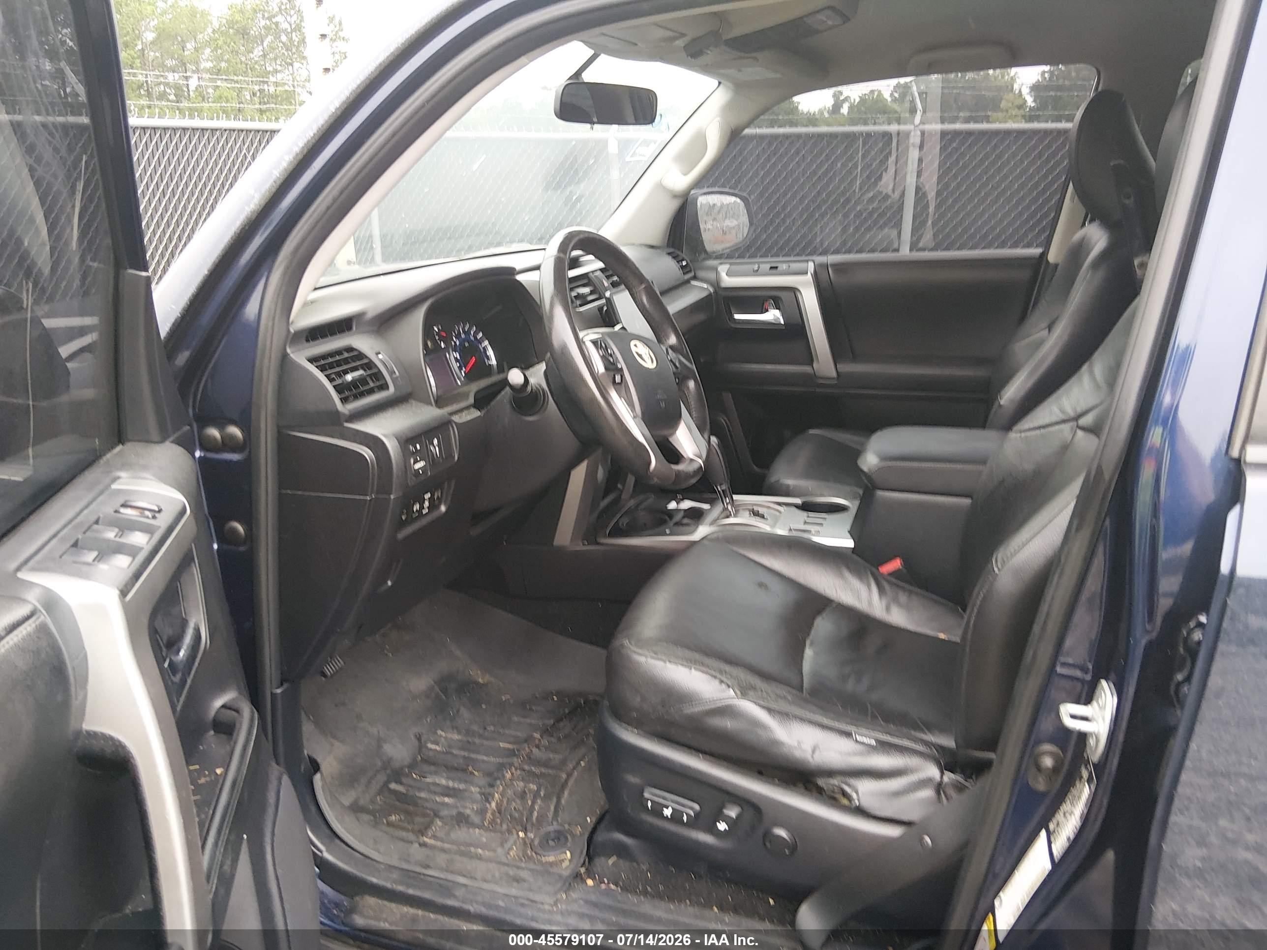 2014 Toyota 4runner Sr5 Синий vin: JTEZU5JR7E5074883