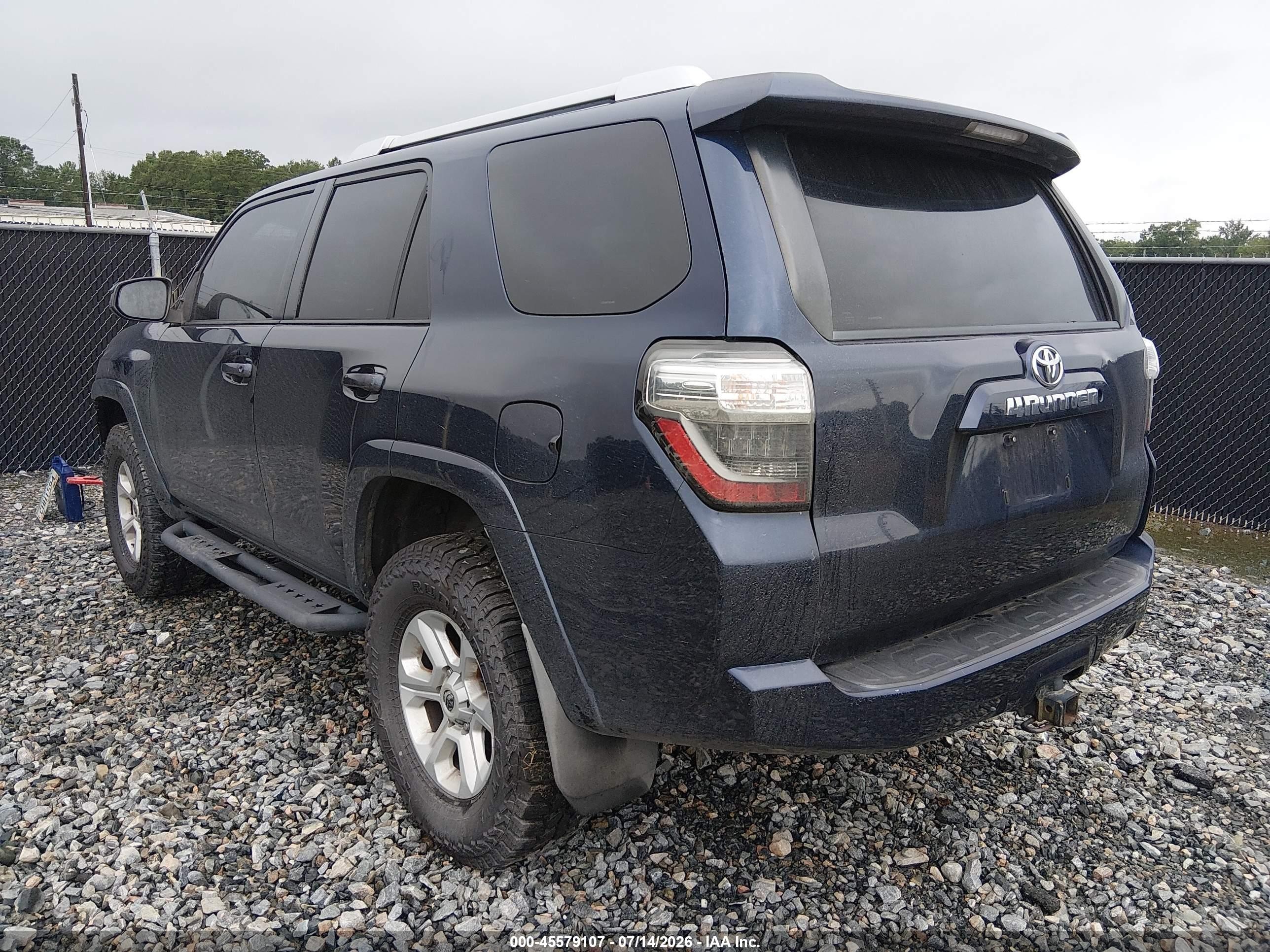 2014 Toyota 4runner Sr5 Синий vin: JTEZU5JR7E5074883
