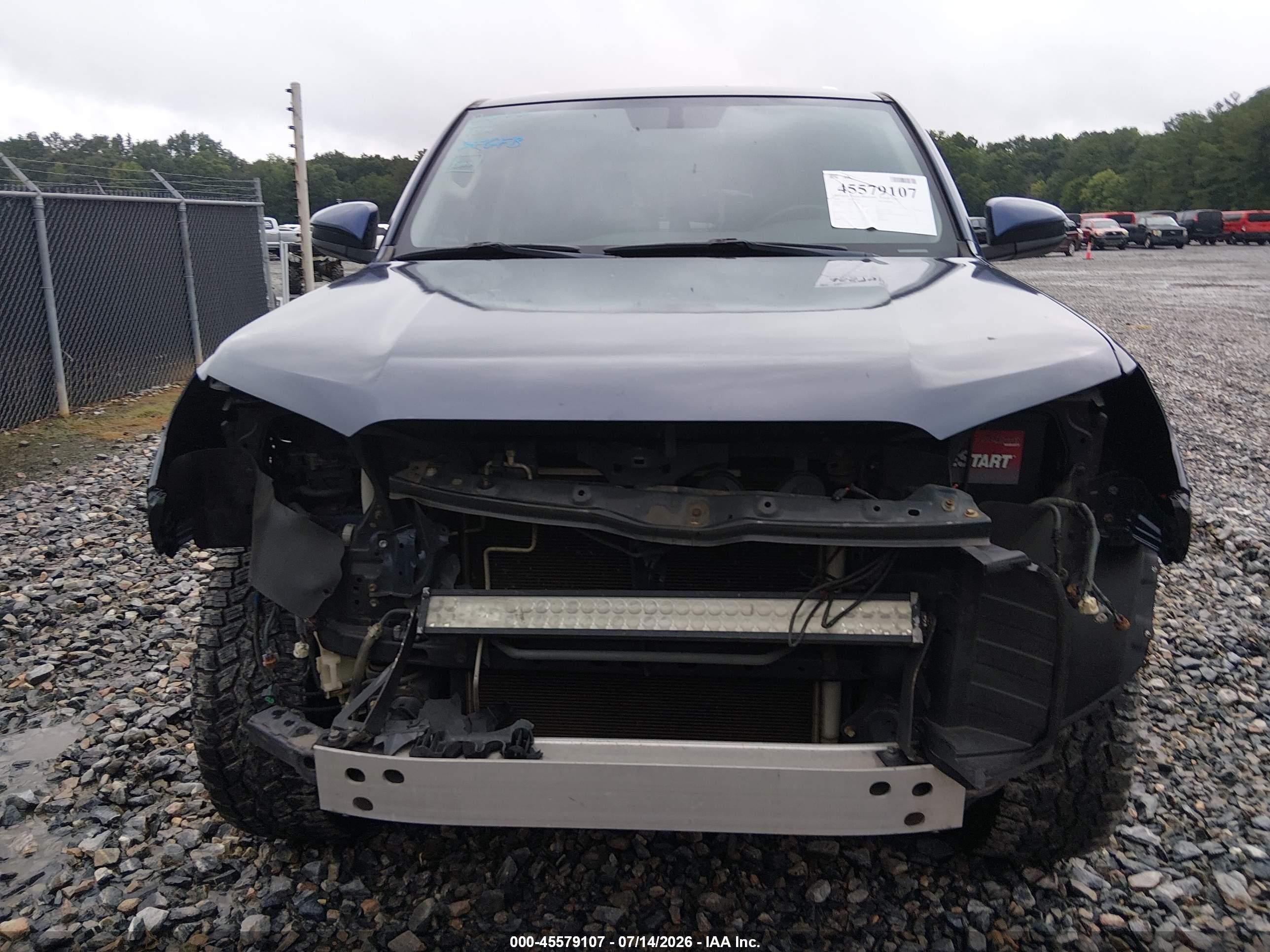2014 Toyota 4runner Sr5 Синий vin: JTEZU5JR7E5074883