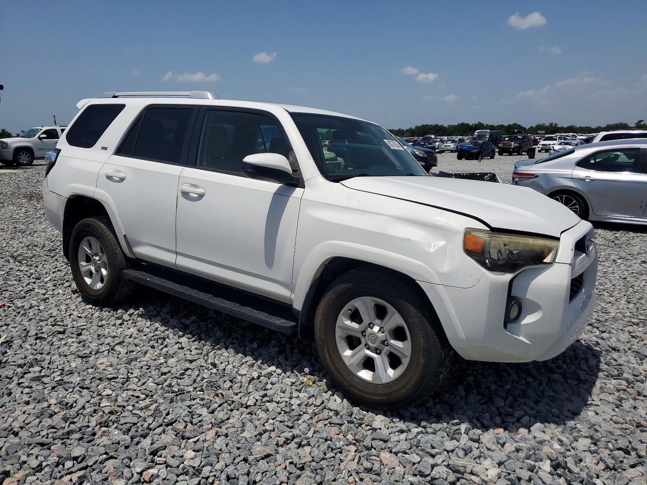 2014 Toyota 4runner Sr5 White vin: JTEZU5JR7E5077752