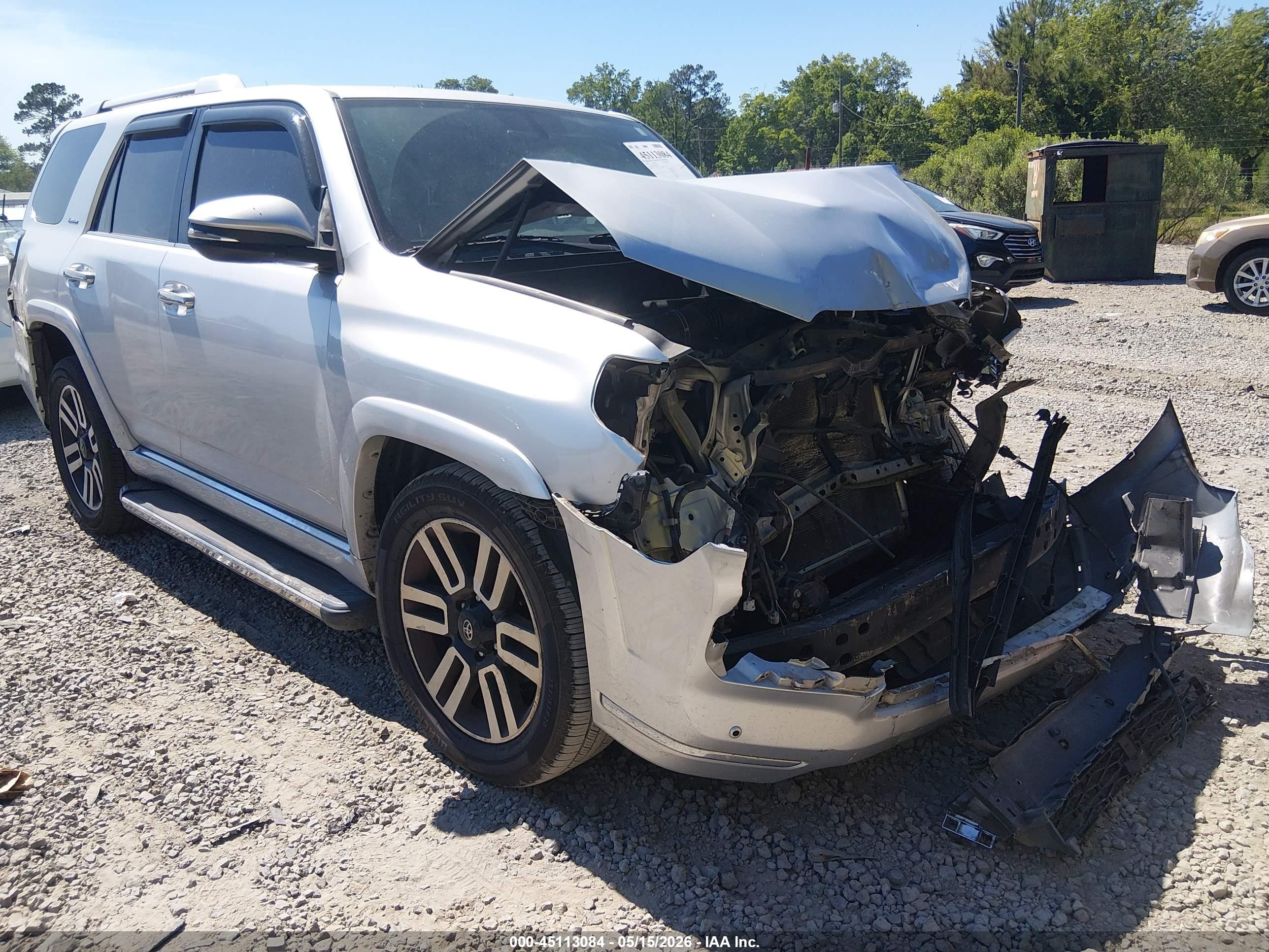 2015 Toyota 4runner Limited Silver vin: JTEZU5JR7F5085769