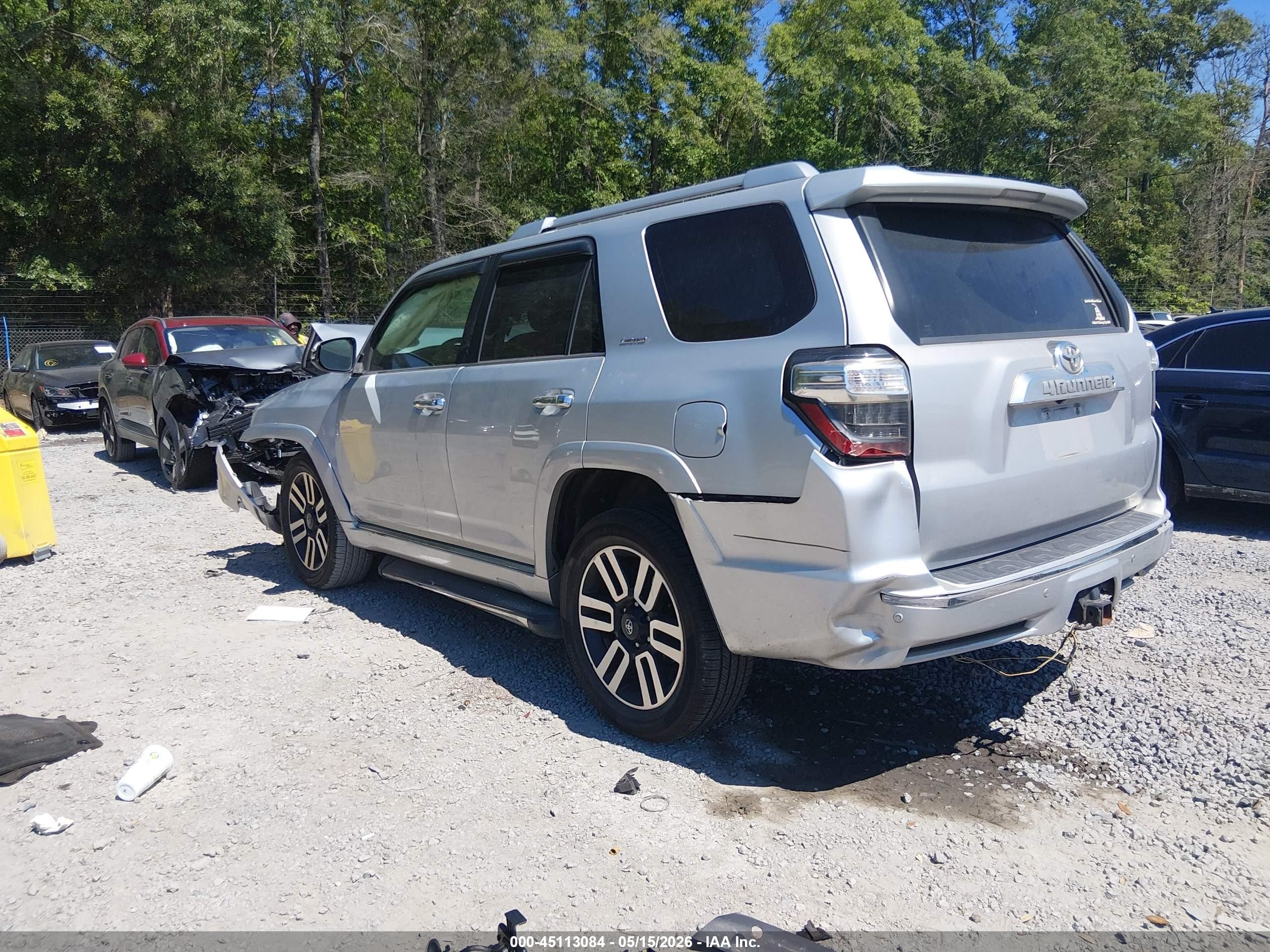2015 Toyota 4runner Limited Silver vin: JTEZU5JR7F5085769