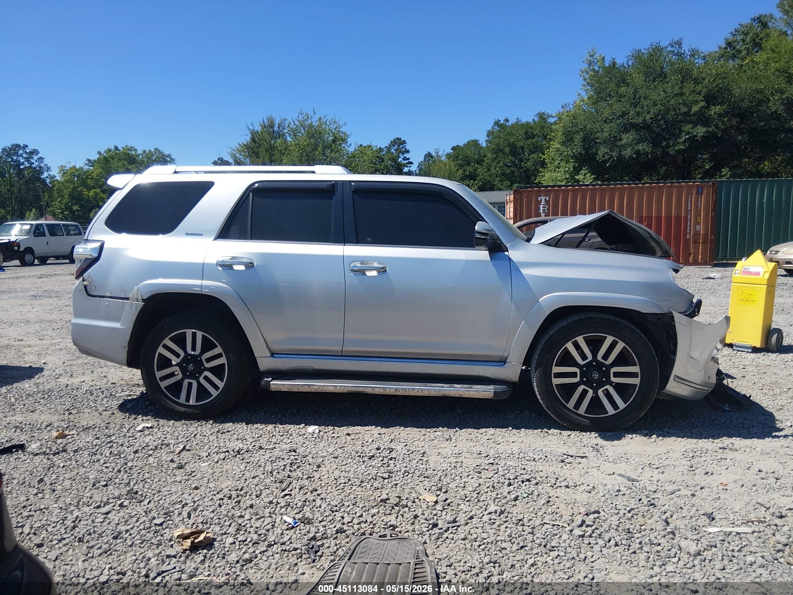 2015 Toyota 4runner Limited Silver vin: JTEZU5JR7F5085769