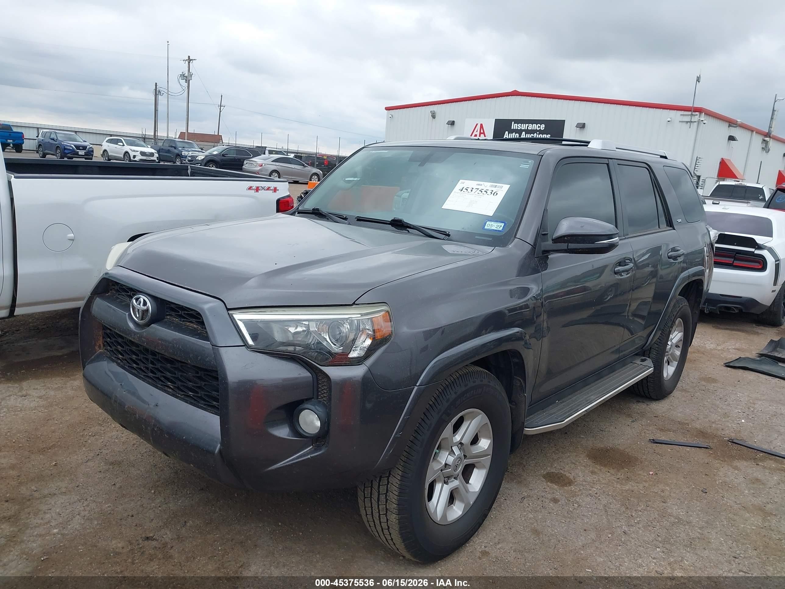 2015 Toyota 4runner Sr5 Premium Серый vin: JTEZU5JR7F5092284
