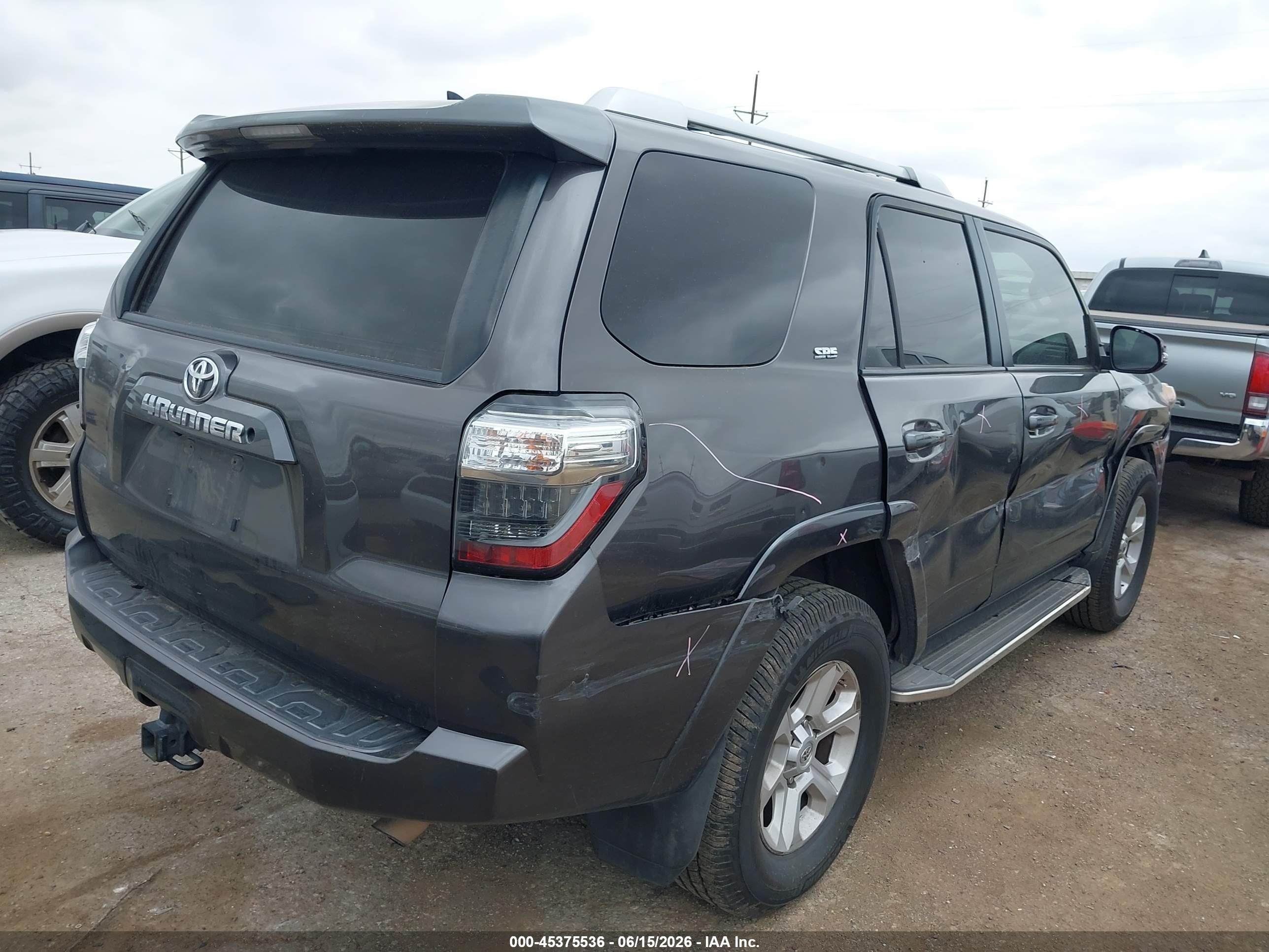 2015 Toyota 4runner Sr5 Premium Серый vin: JTEZU5JR7F5092284