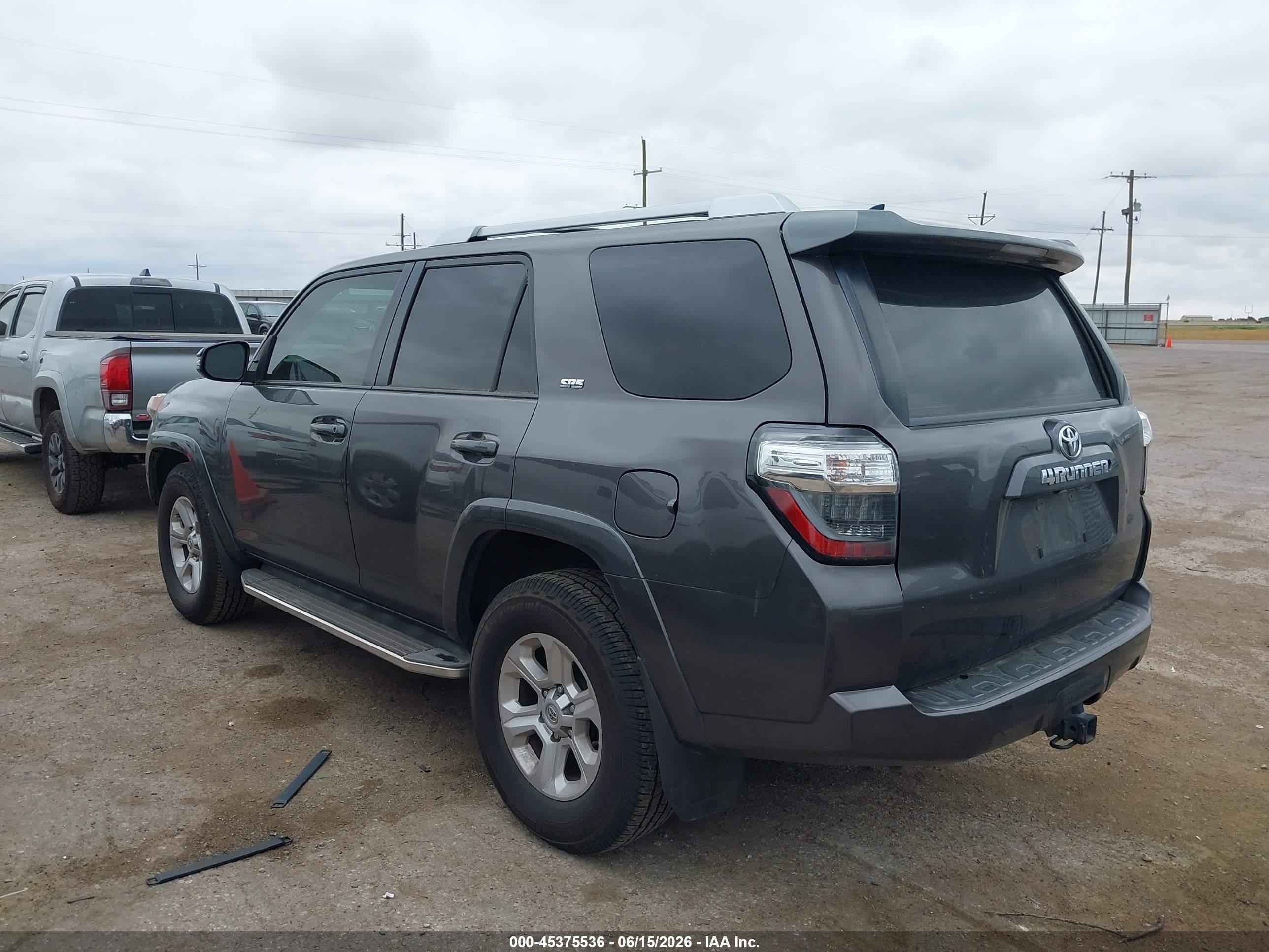 2015 Toyota 4runner Sr5 Premium Серый vin: JTEZU5JR7F5092284