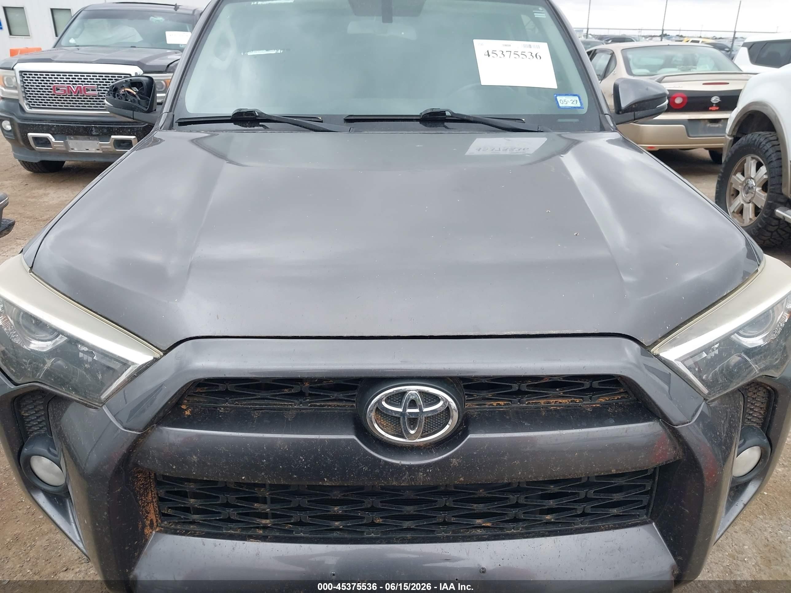 2015 Toyota 4runner Sr5 Premium Серый vin: JTEZU5JR7F5092284