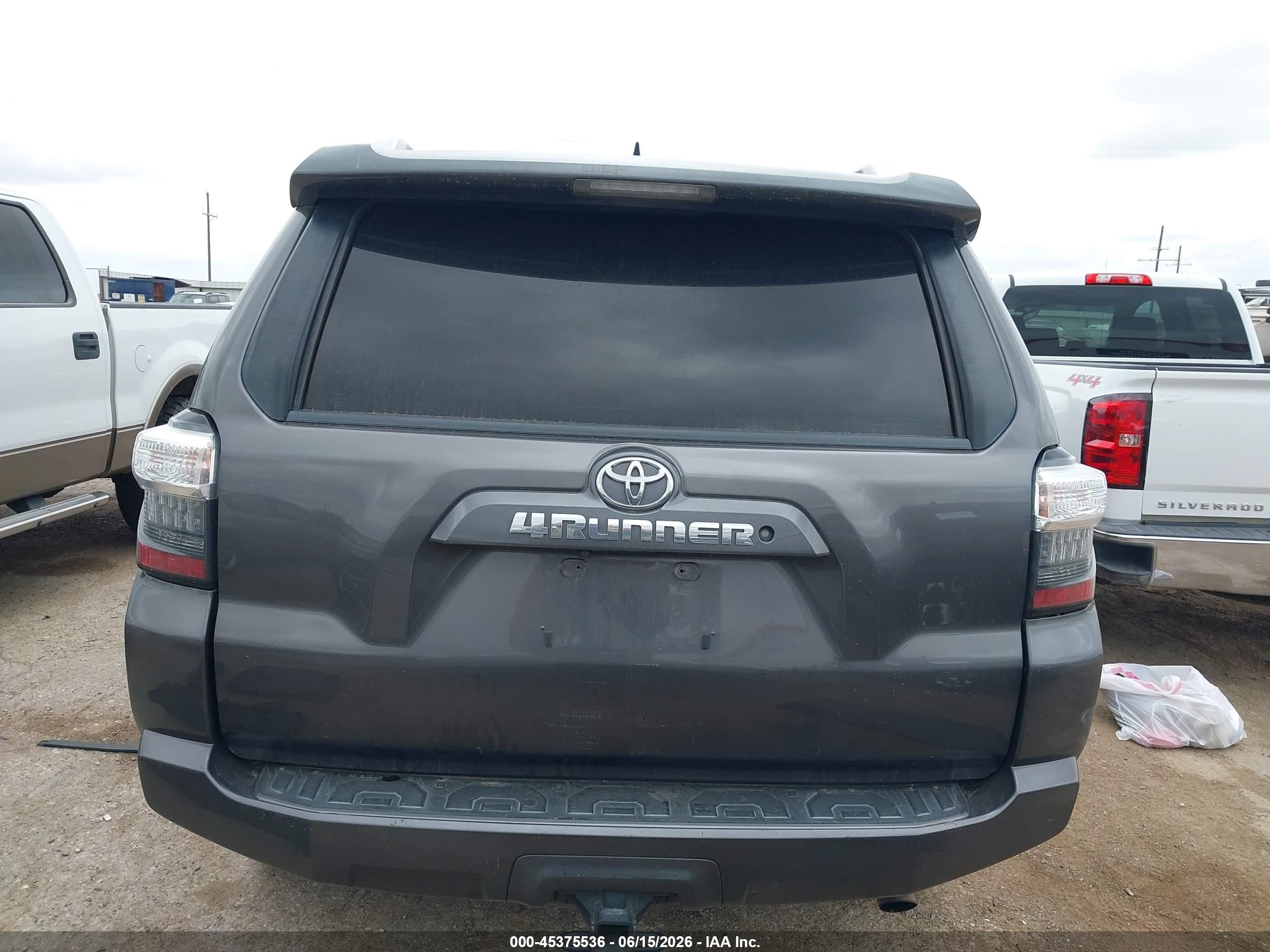 2015 Toyota 4runner Sr5 Premium Серый vin: JTEZU5JR7F5092284