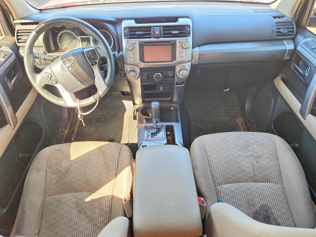 2015 Toyota 4 Runner Red vin: JTEZU5JR7F5094374