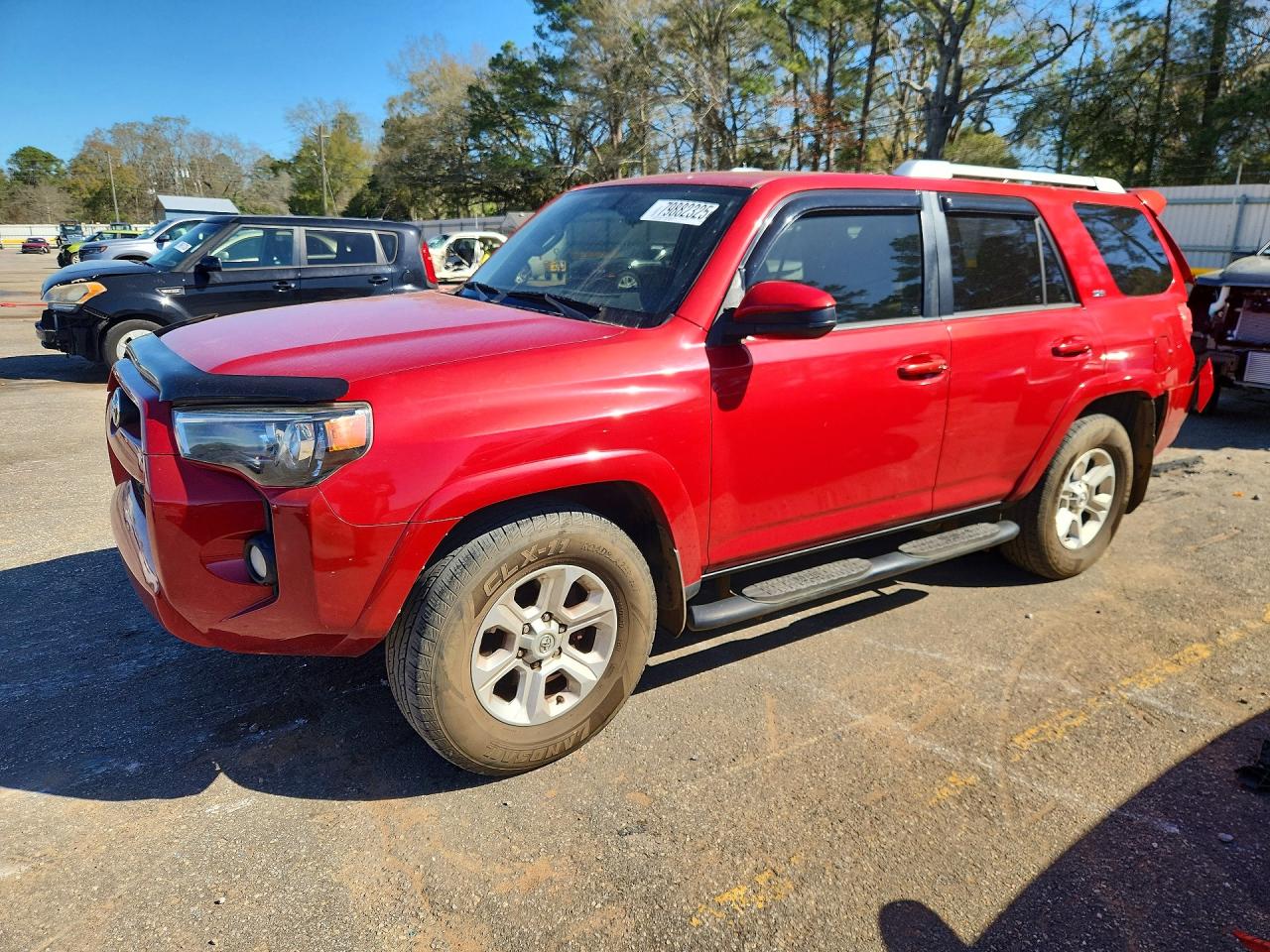 2015 Toyota 4 Runner Красный vin: JTEZU5JR7F5094374