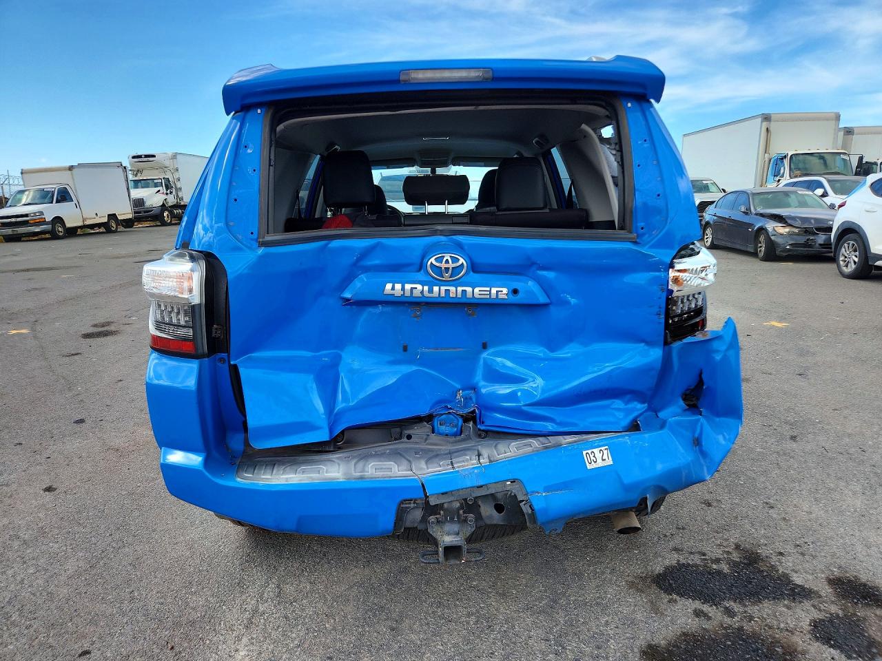 2019 Toyota 4runner Sr5 Синий vin: JTEZU5JR7K5204477
