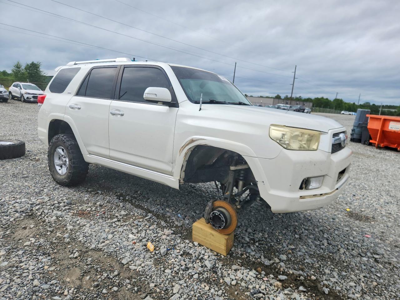 2011 Toyota 4runner Sr5 White vin: JTEZU5JR8B5018317