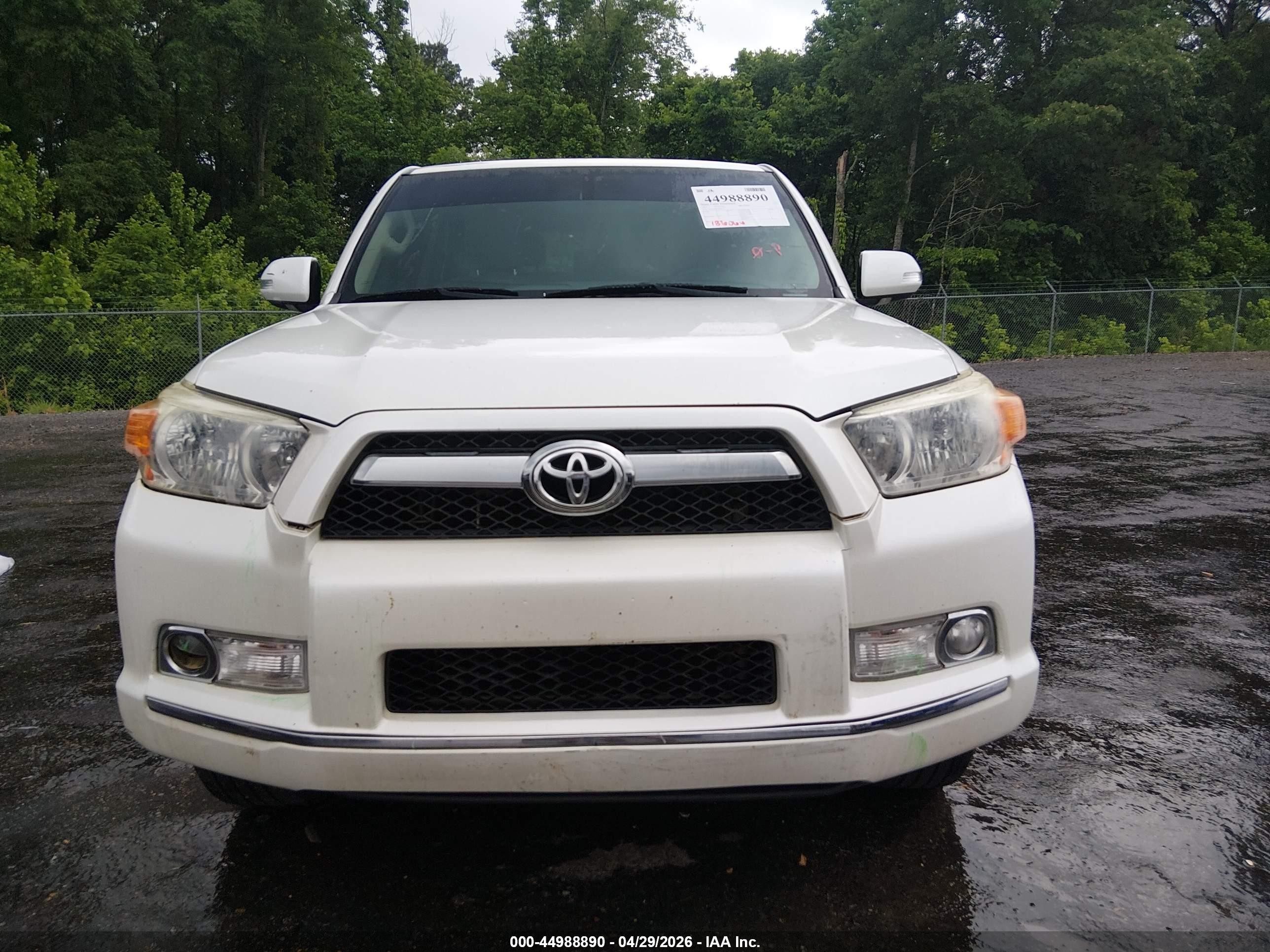 2012 Toyota 4runner Sr5 Белый vin: JTEZU5JR8C5043316