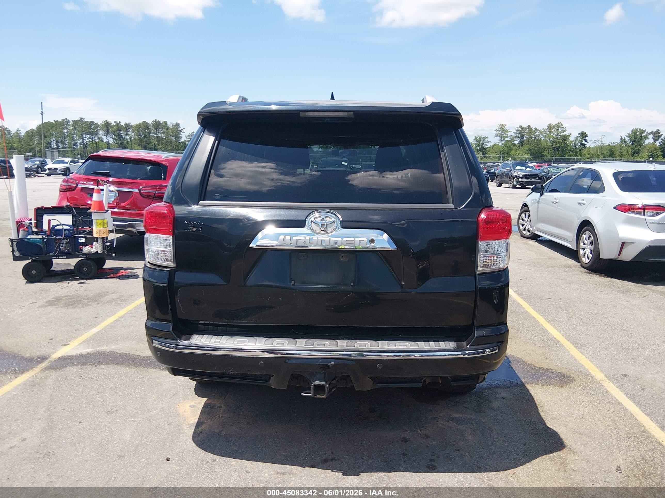 2012 Toyota 4runner Sr5 Black vin: JTEZU5JR8C5045695