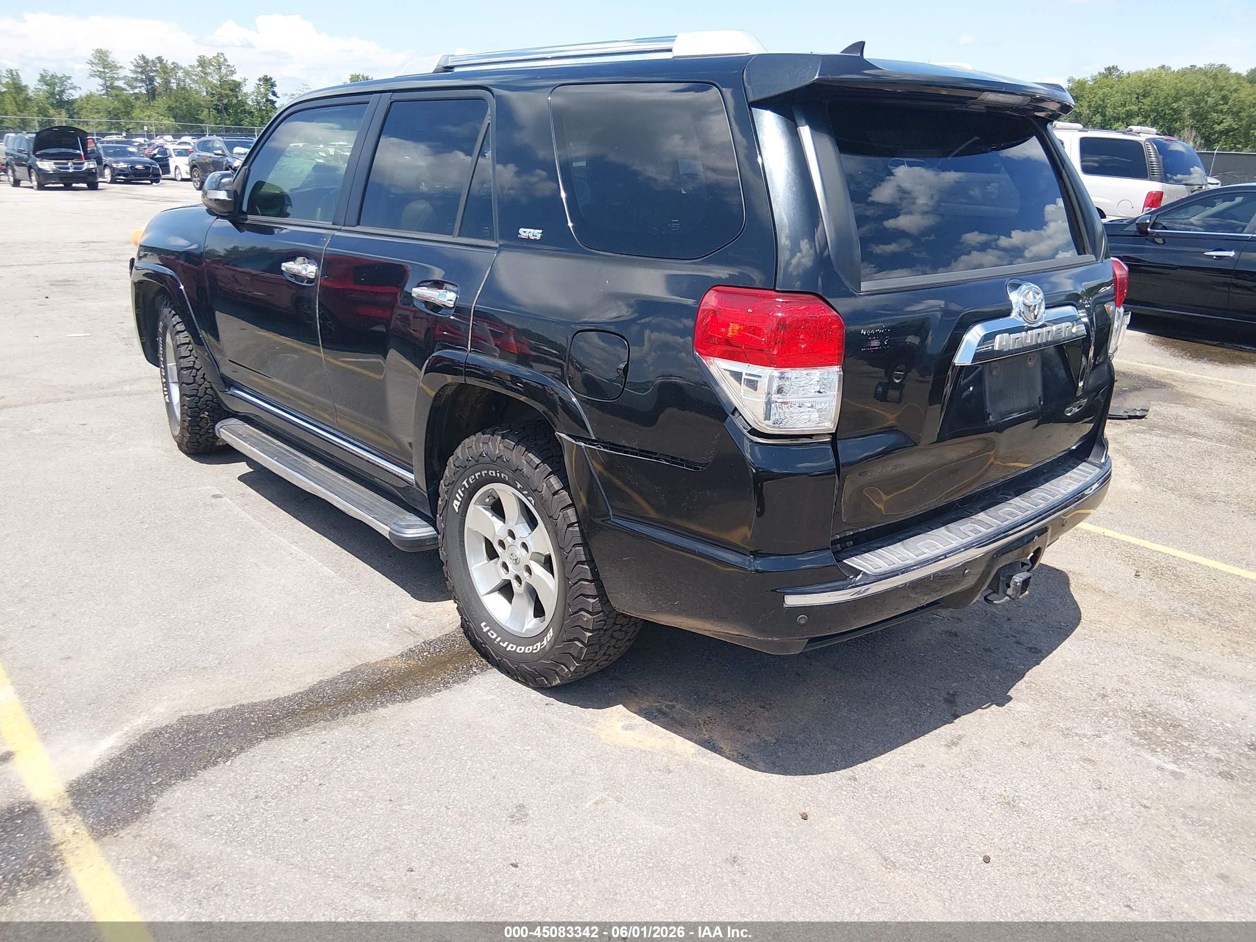 2012 Toyota 4runner Sr5 Black vin: JTEZU5JR8C5045695