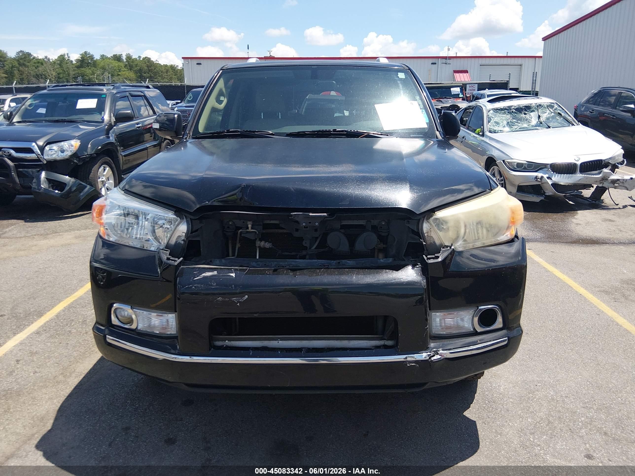 2012 Toyota 4runner Sr5 Black vin: JTEZU5JR8C5045695