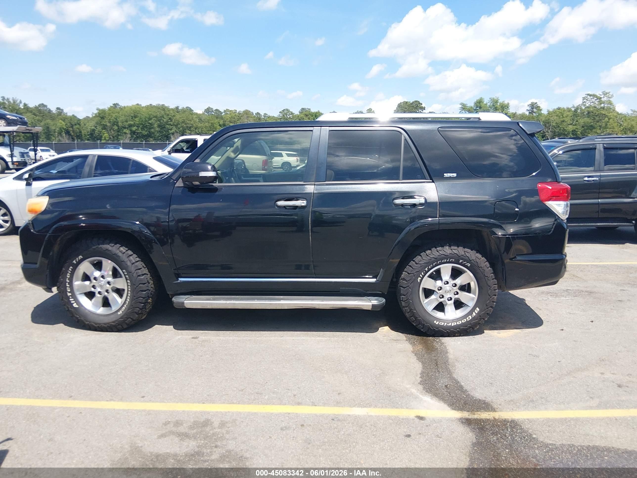 2012 Toyota 4runner Sr5 Black vin: JTEZU5JR8C5045695