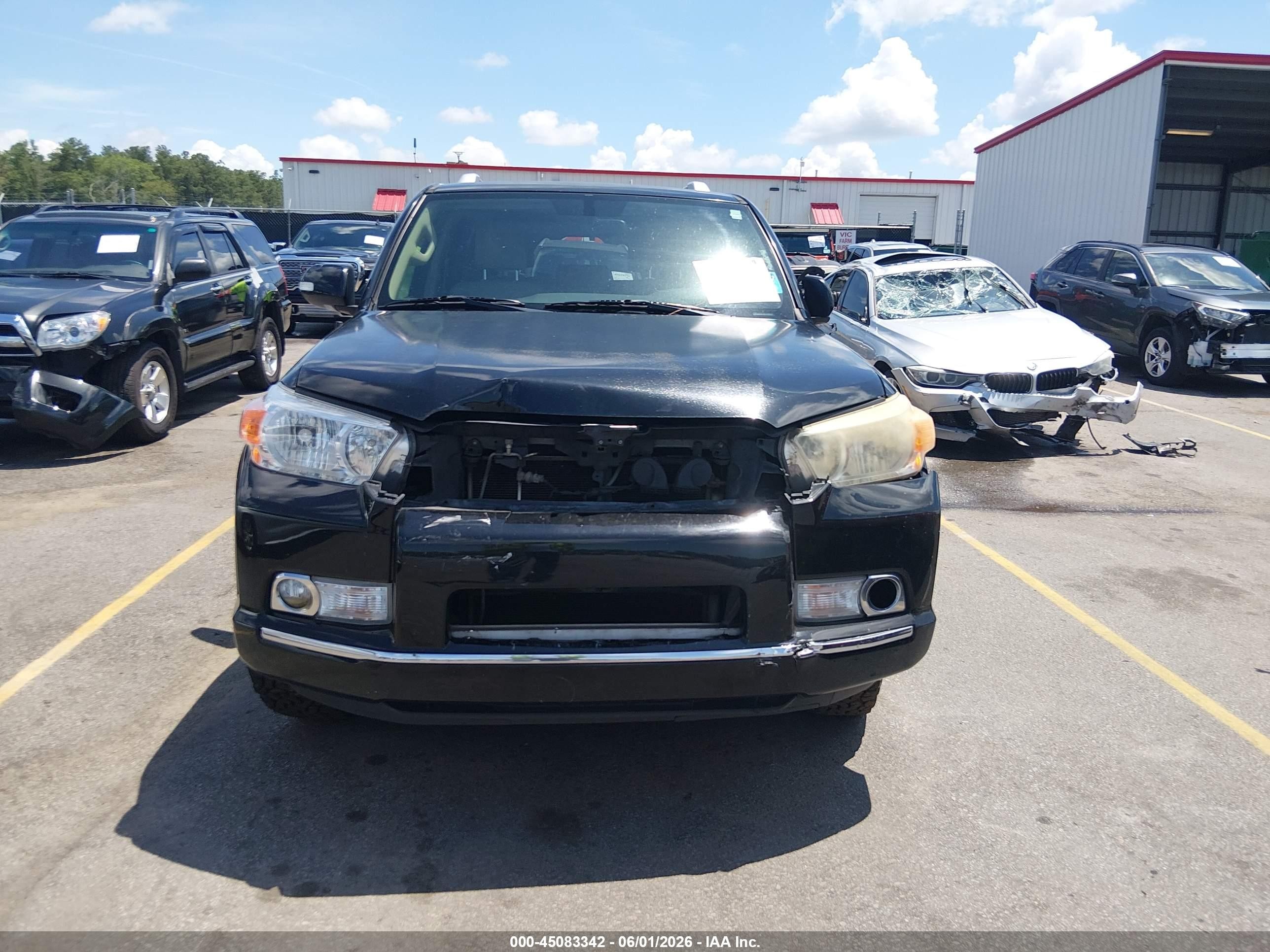 2012 Toyota 4runner Sr5 Black vin: JTEZU5JR8C5045695