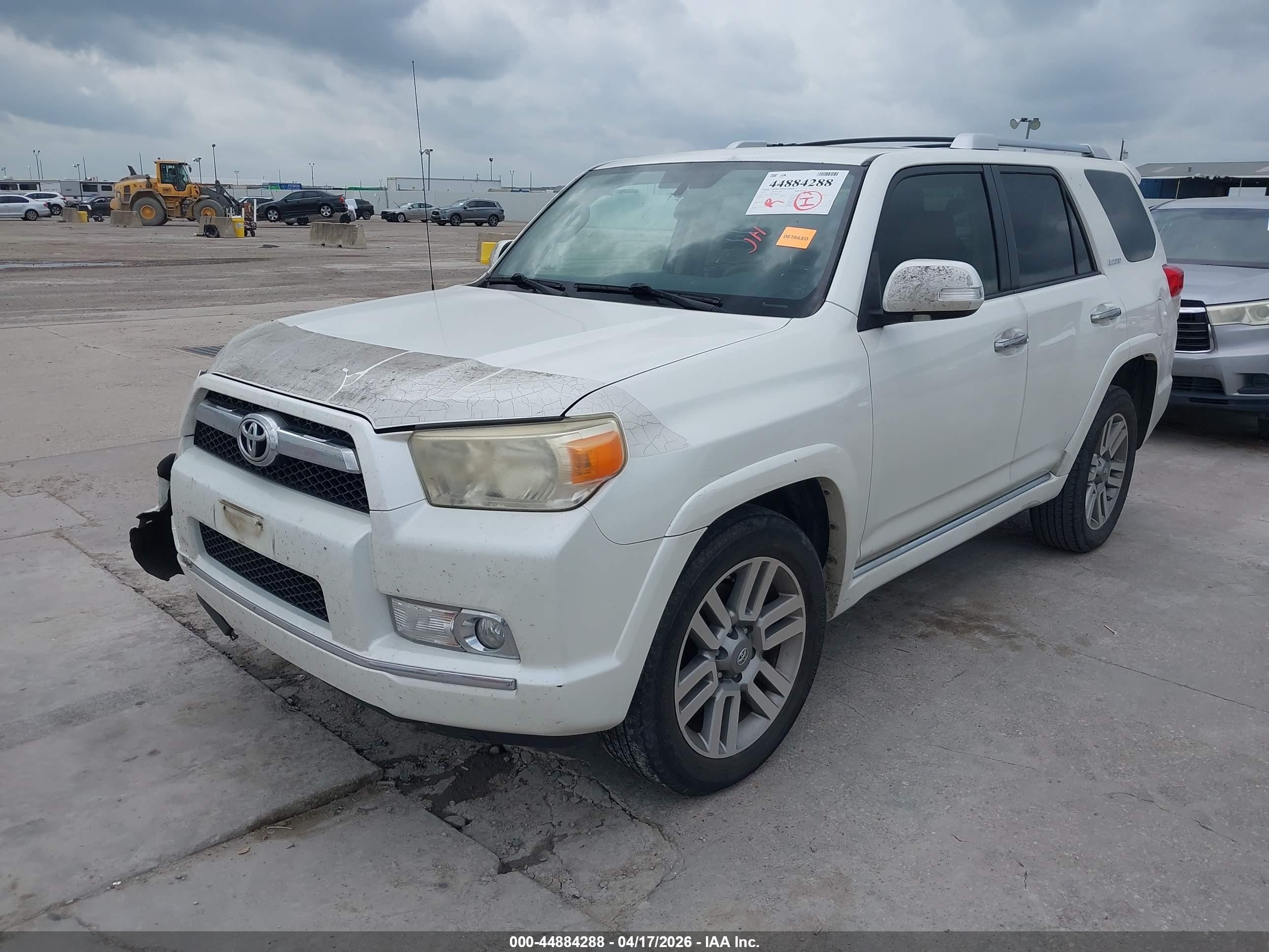 2013 Toyota 4runner Limited White vin: JTEZU5JR8D5046587