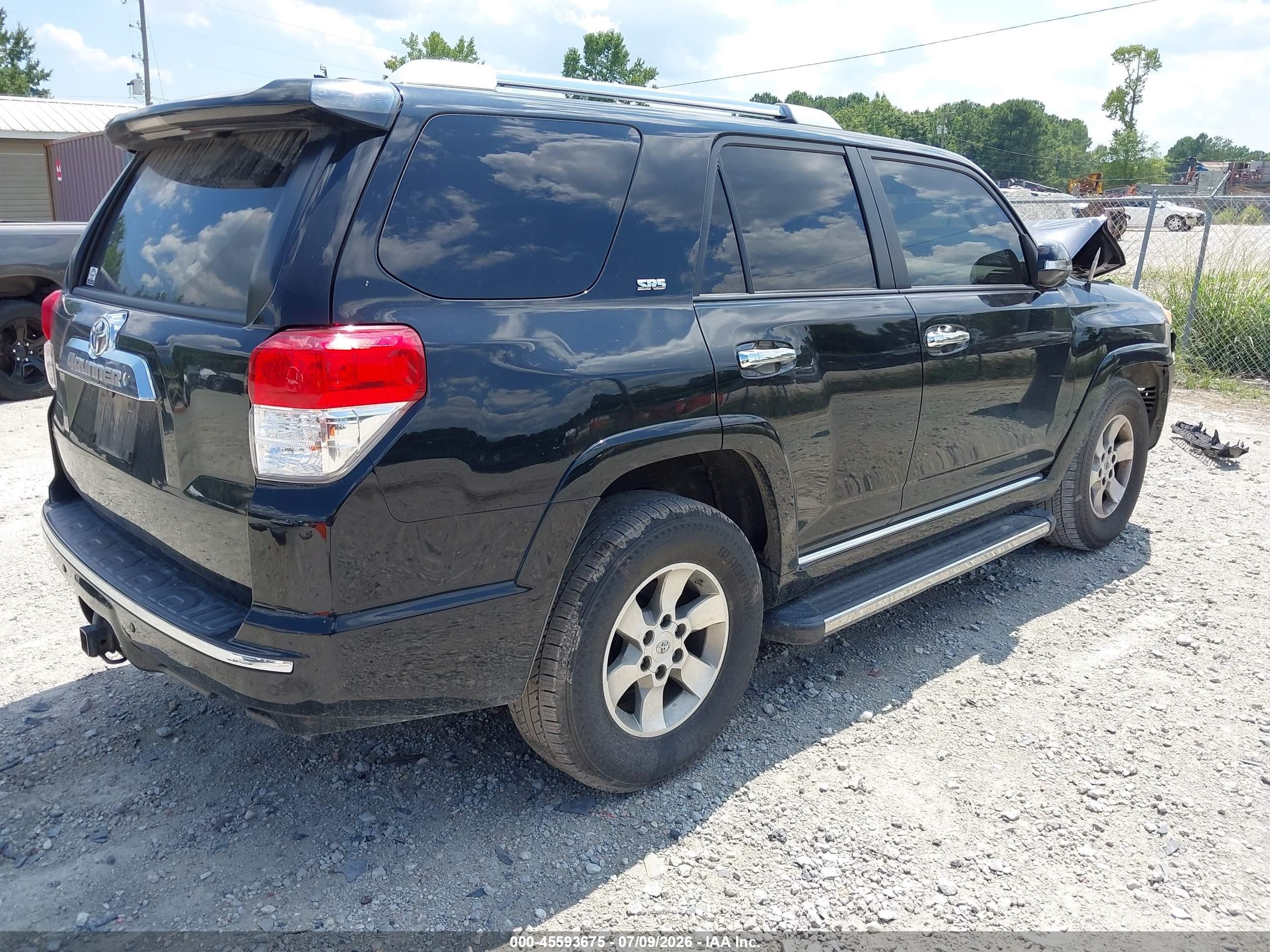 2013 Toyota 4runner Sr5 Black vin: JTEZU5JR8D5058268