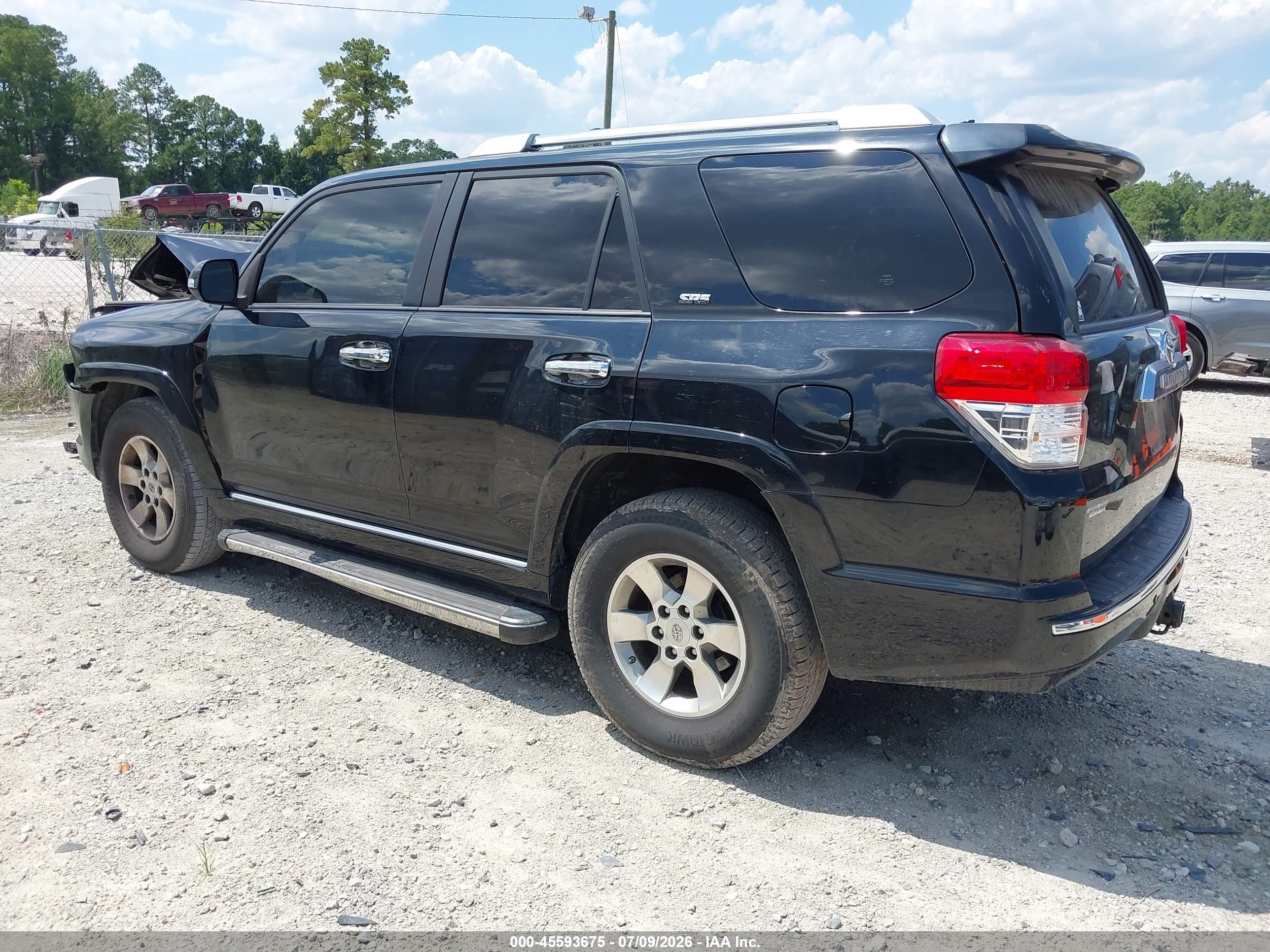 2013 Toyota 4runner Sr5 Black vin: JTEZU5JR8D5058268
